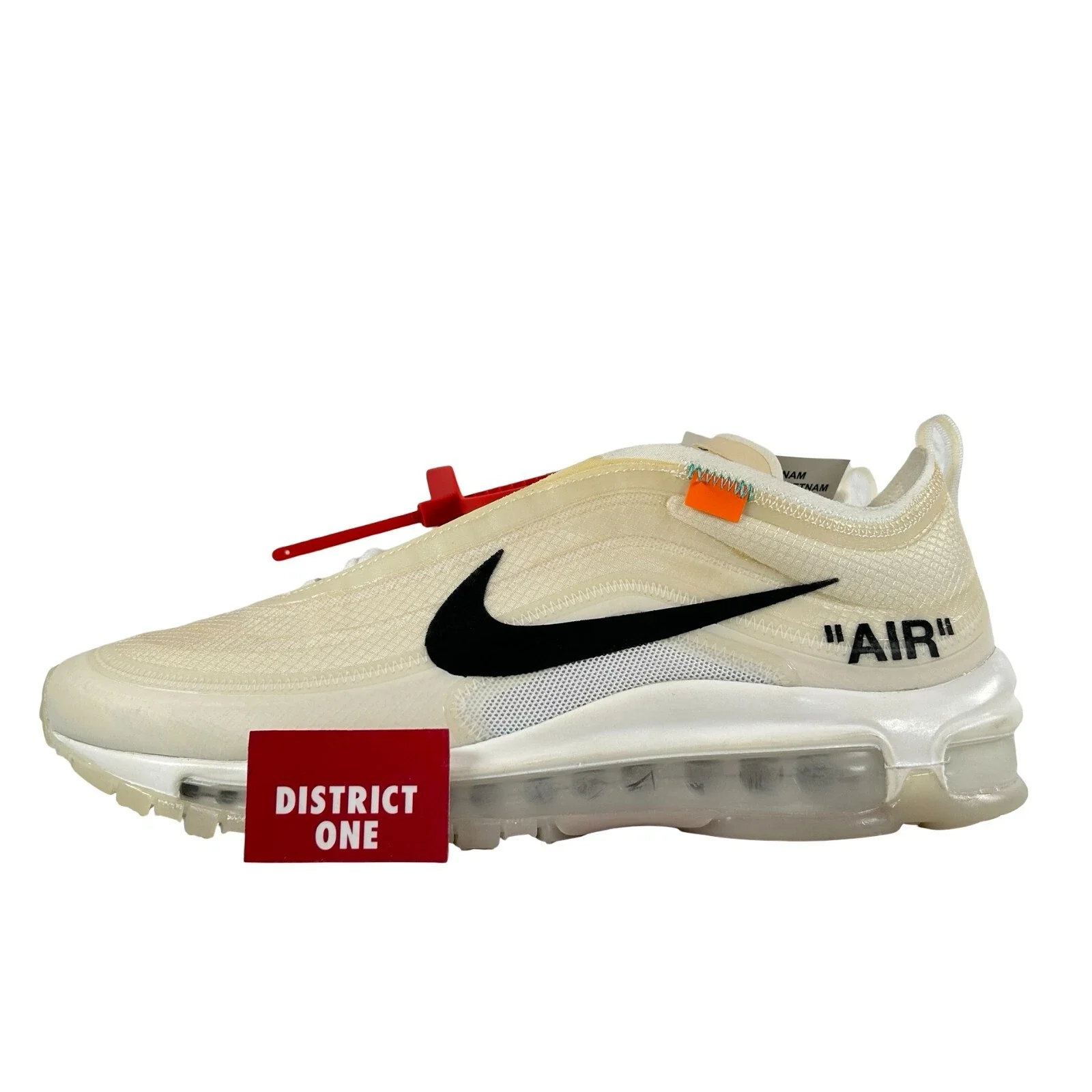 AJ4585 100 Nike Air Max 97 Off-White - 8.5 M (Yellowing) (Replace Box)