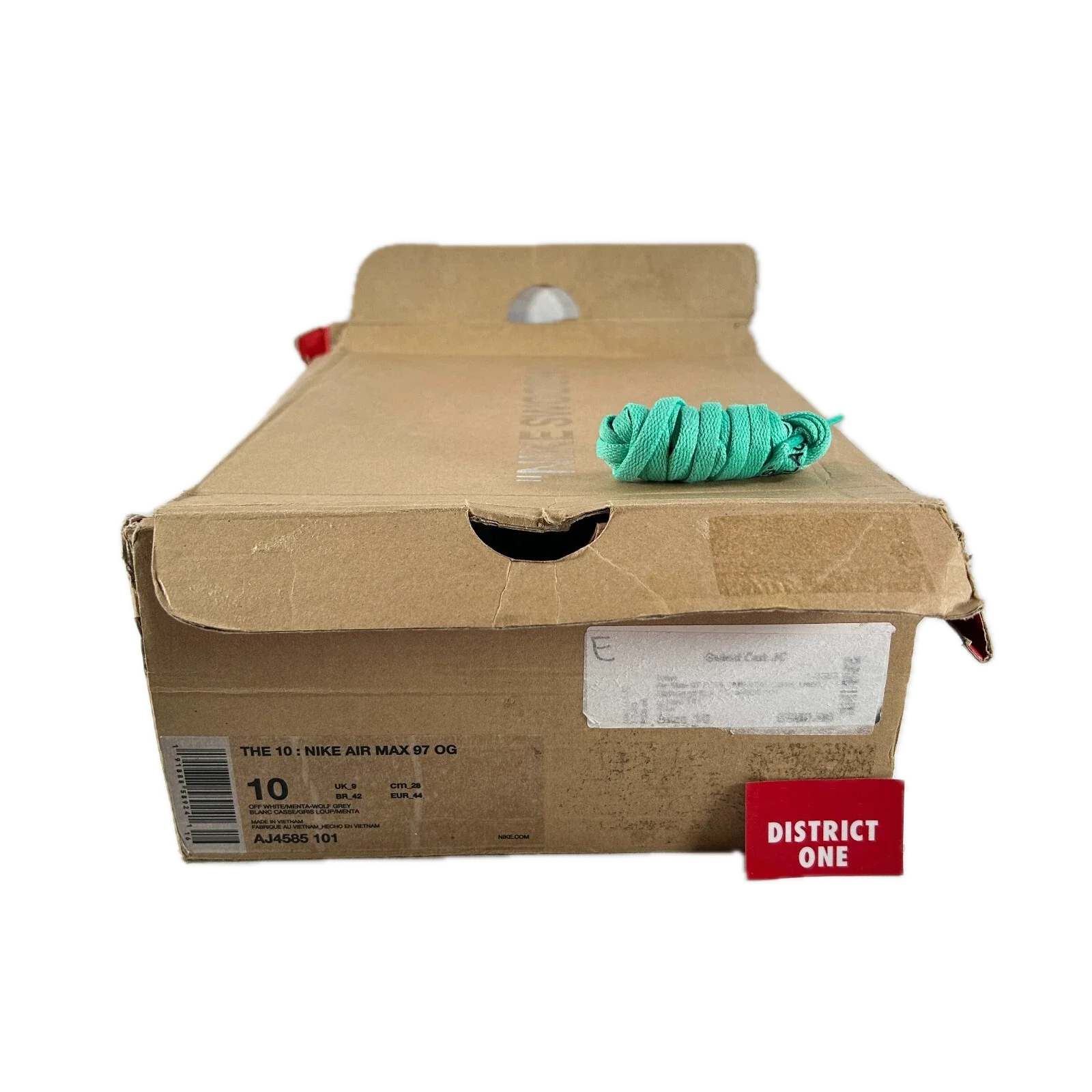 AJ4585 101 Nike Air Max 97 Off-White Menta [USED] - 10 M (Used) - Image 7