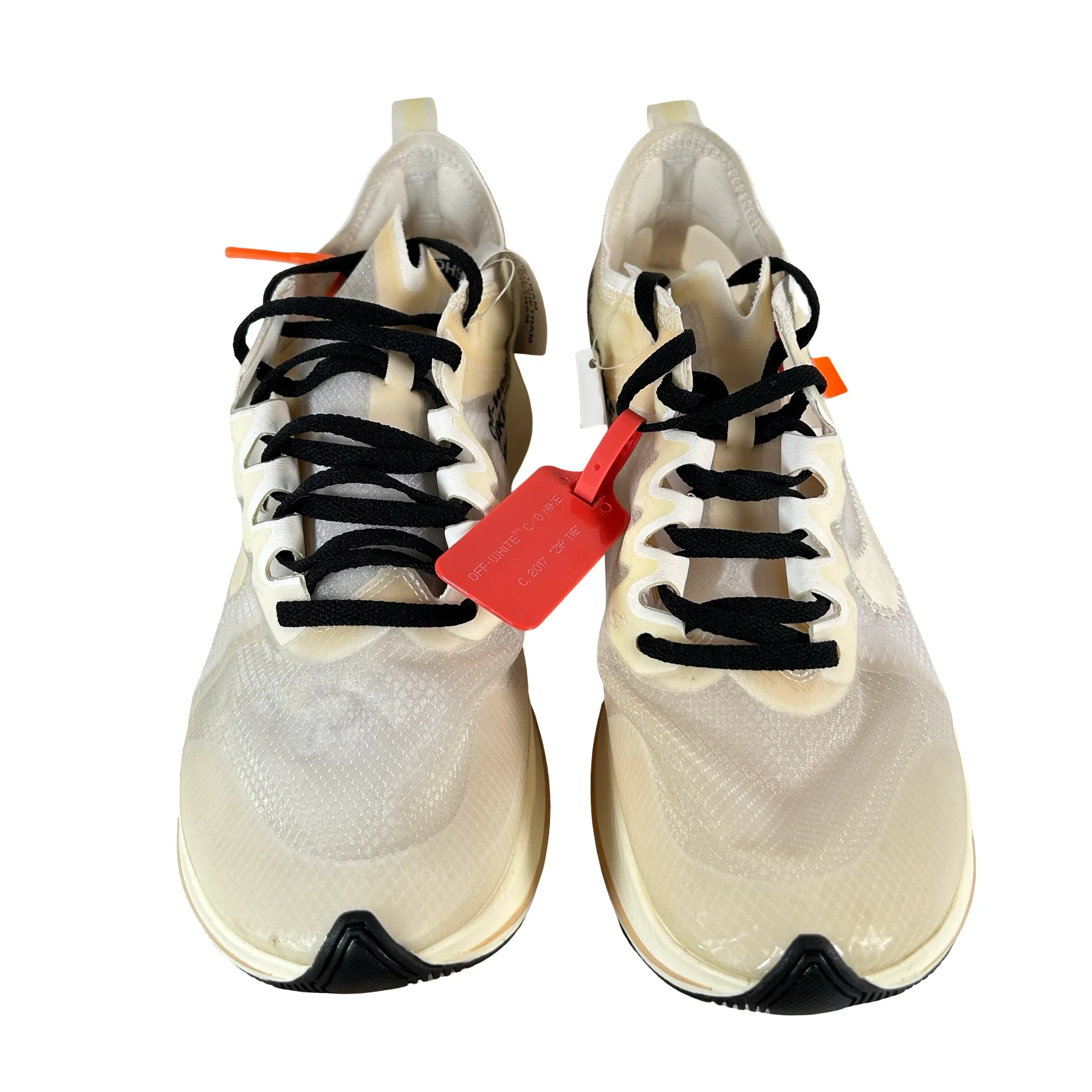 AJ4588 100 Nike Zoom Fly Off-White - 9 M (Yellowing) - Image 2