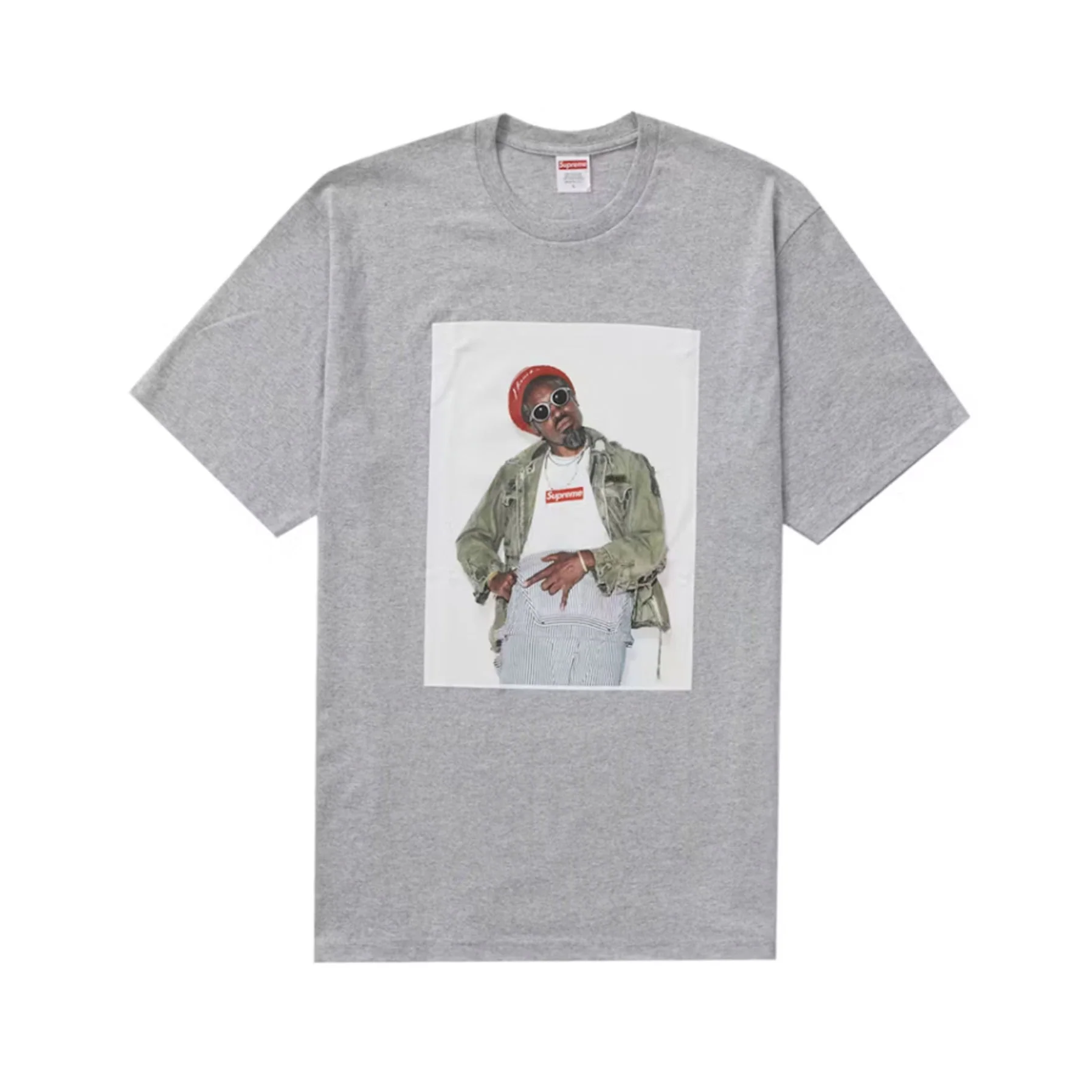 Andre 3000 Photo Tee Grey [USED] - M (Used)