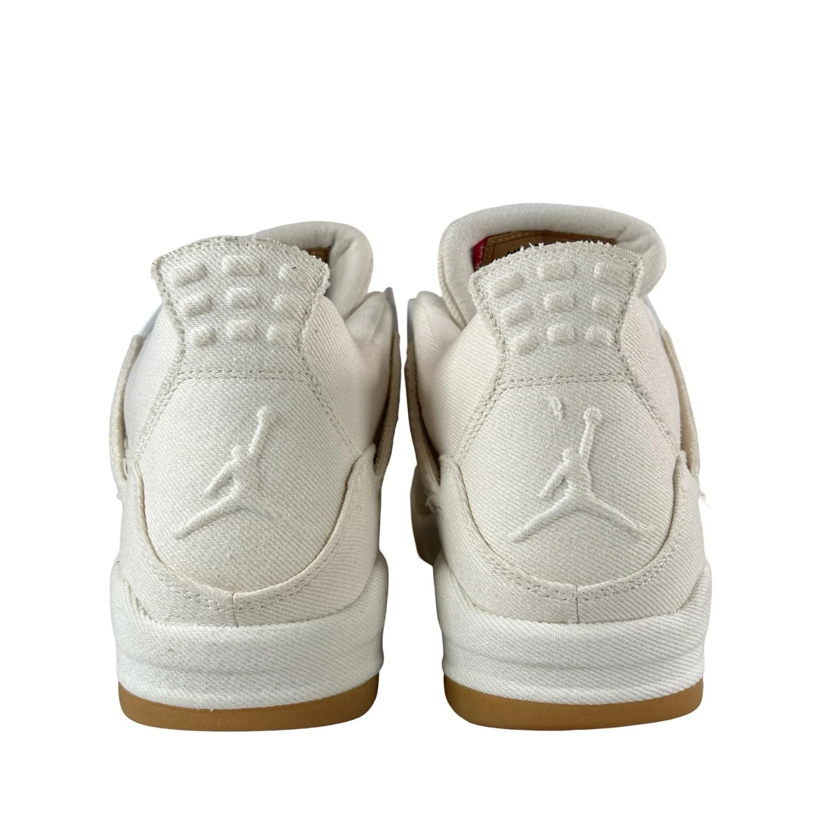AO2571 100 Jordan 4 Retro Levi's White (Blank Tag) - 9 M (Marks on Midsole) (Replace Box) - Image 5