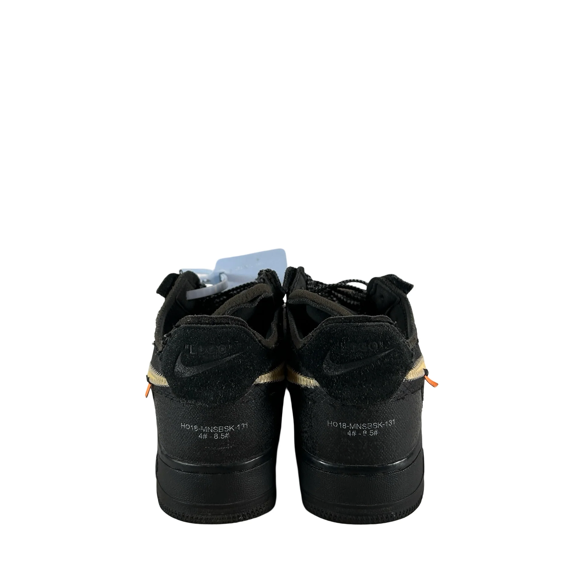AO4606 001 Nike Air Force 1 Low Off-White Black White [USED] - 8 M (Used) - Image 3