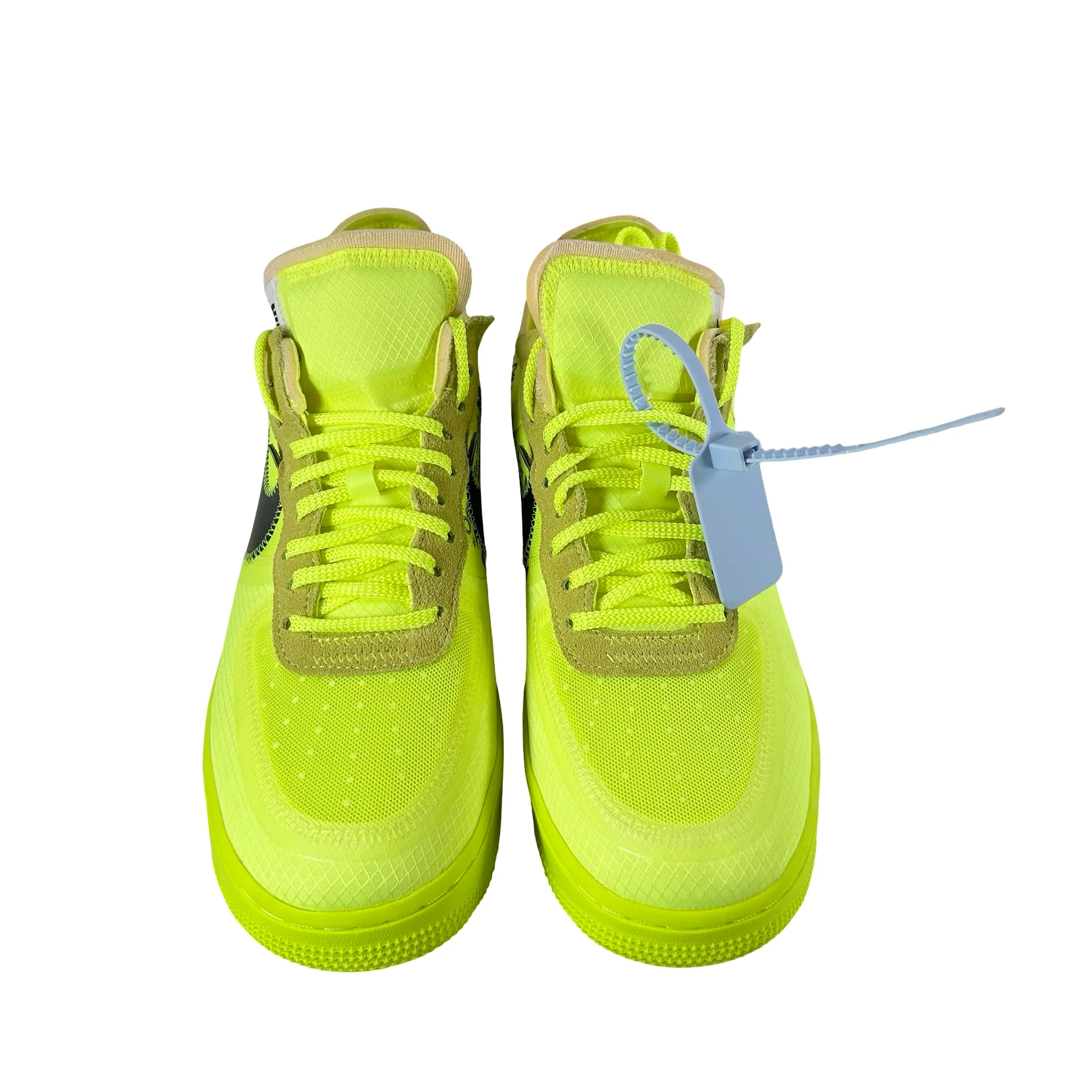 AO4606 700 Nike Air Force 1 Low Off-White Volt [USED] - 10.5 M (VNDS) (Replace Box) - Image 2