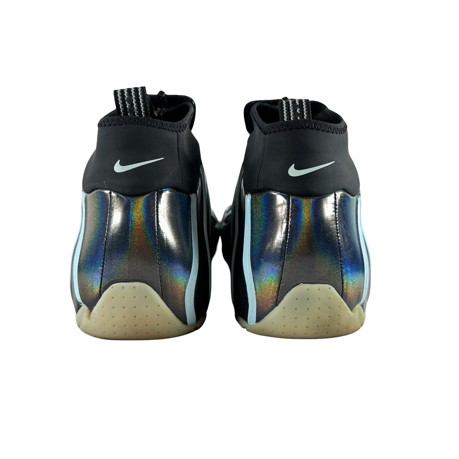 AO9378 001 Nike Air Flightposite 1 Black Topaz Mist [USED] - 10.5 (Used) (No Box) - Image 3