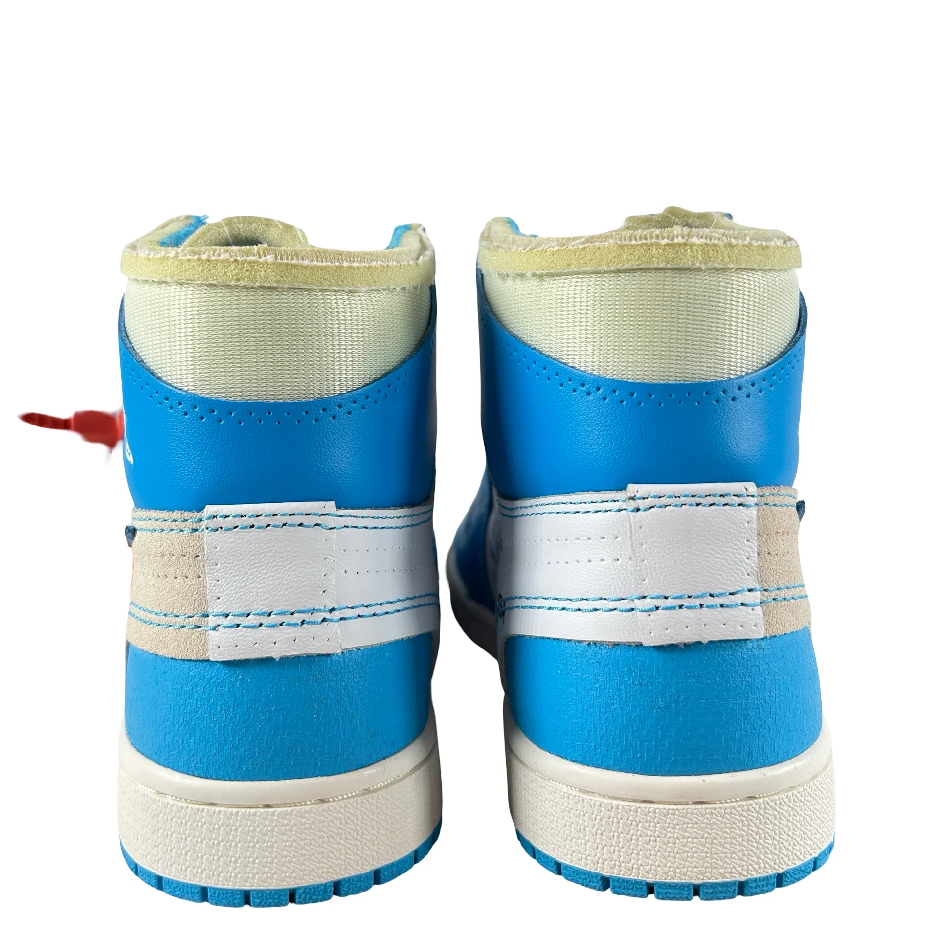 AQ0818 148 Jordan 1 Retro High Off-White UNC [CONDITIONAL] - 7.5 M (Yellowing) - Image 3