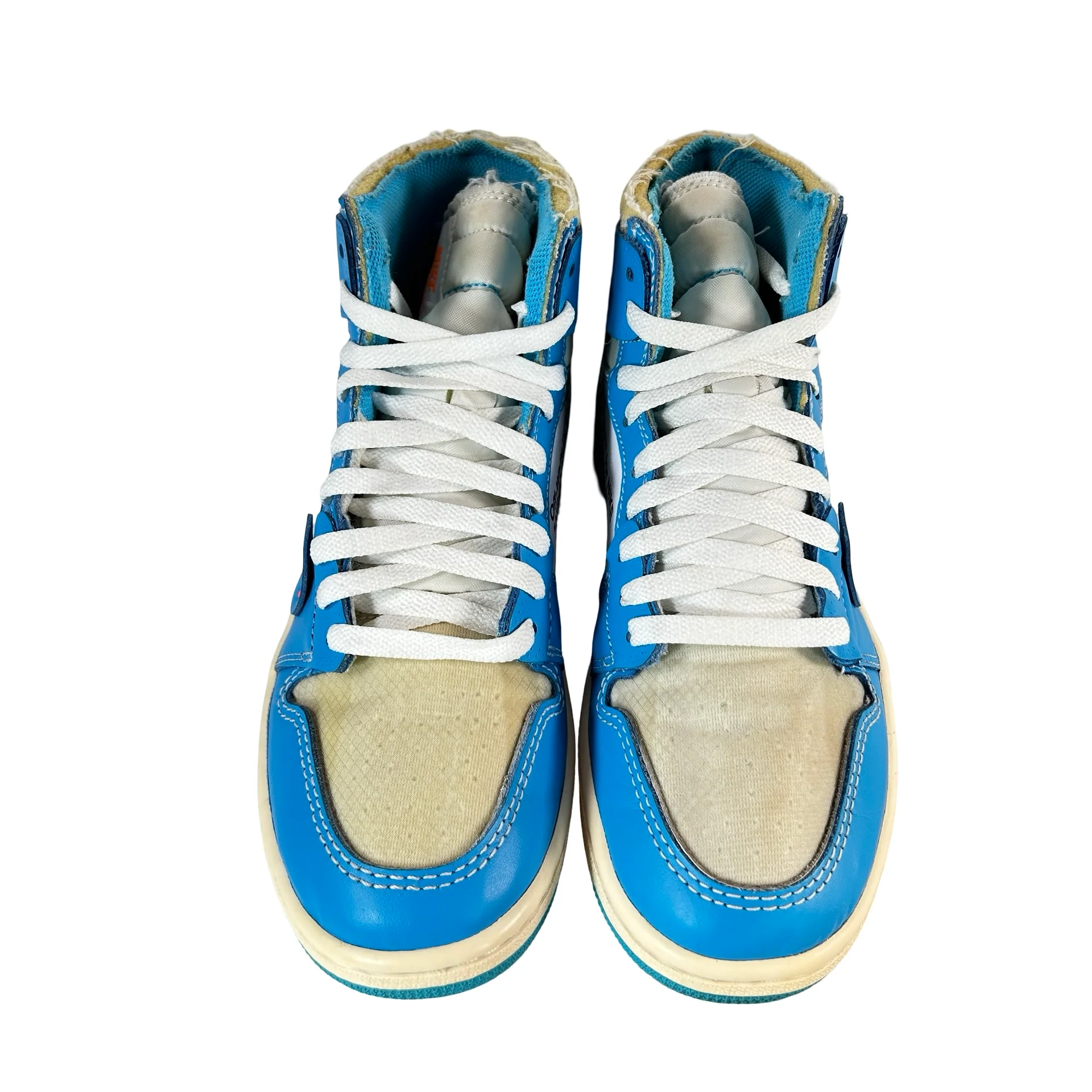 AQ0818 148 Jordan 1 Retro High Off-White UNC [USED] - 6.5 M (Used2) - Image 2