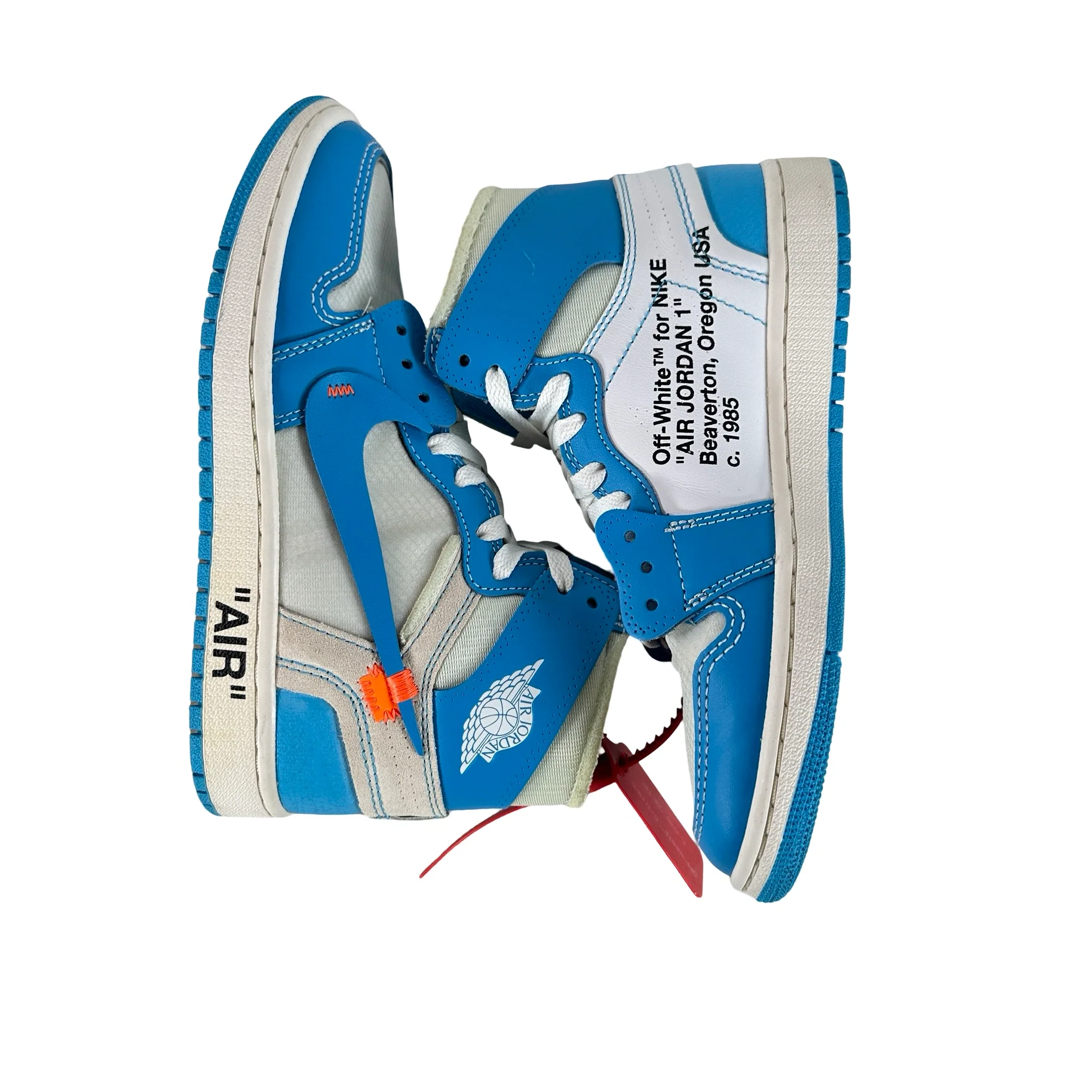 AQ0818 148 Jordan 1 Retro High Off-White UNC [USED] - 6 M (VNDS) - Image 5