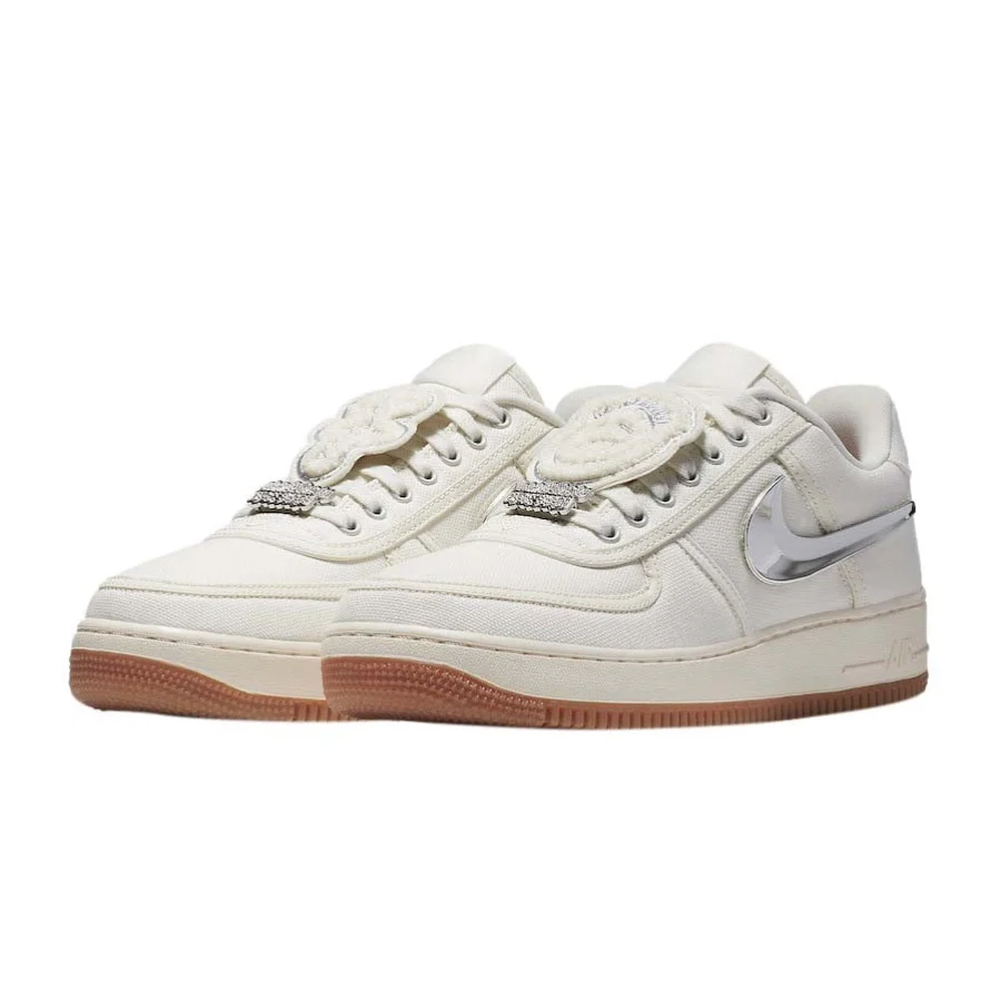 AQ4211 101 Nike Air Force 1 Low Travis Scott Sail - Image 3