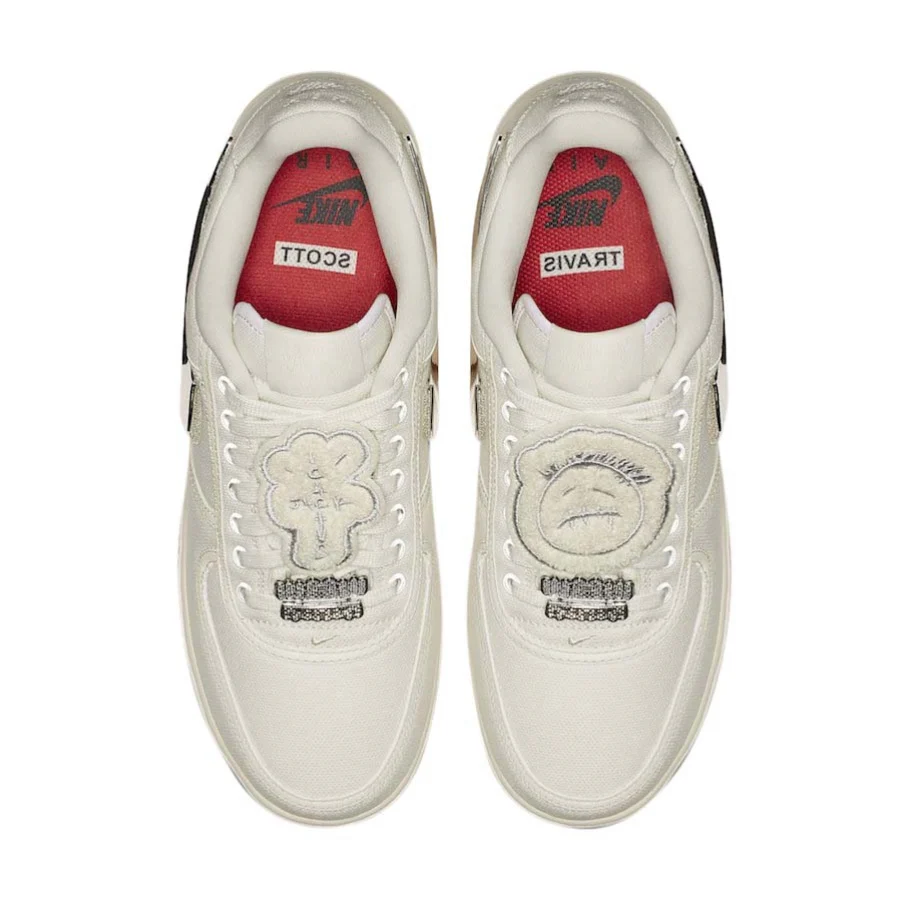 AQ4211 101 Nike Air Force 1 Low Travis Scott Sail - Image 4