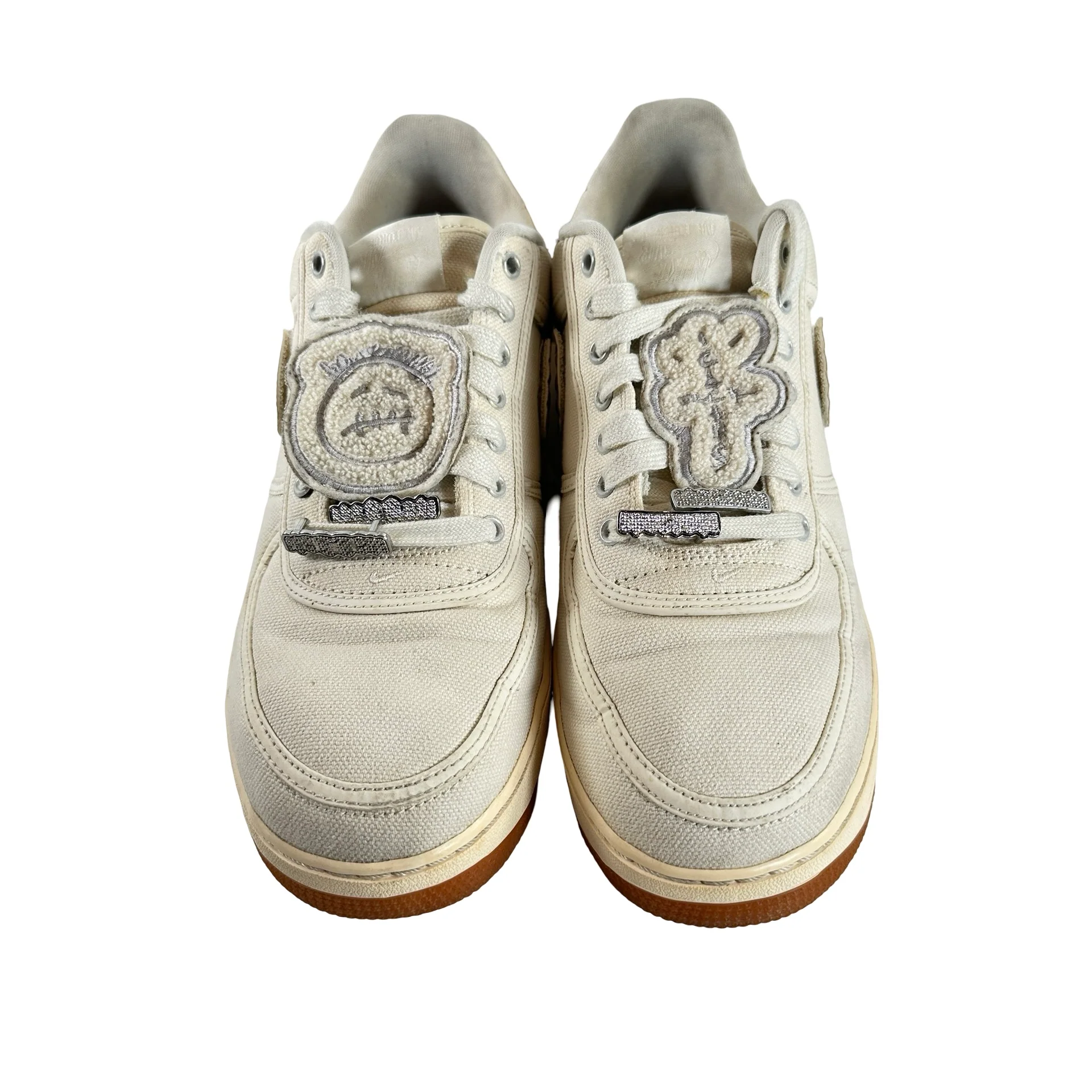 AQ4211 101 Nike Air Force 1 Low Travis Scott Sail [USED] - 10.5 M (Used) - Image 2