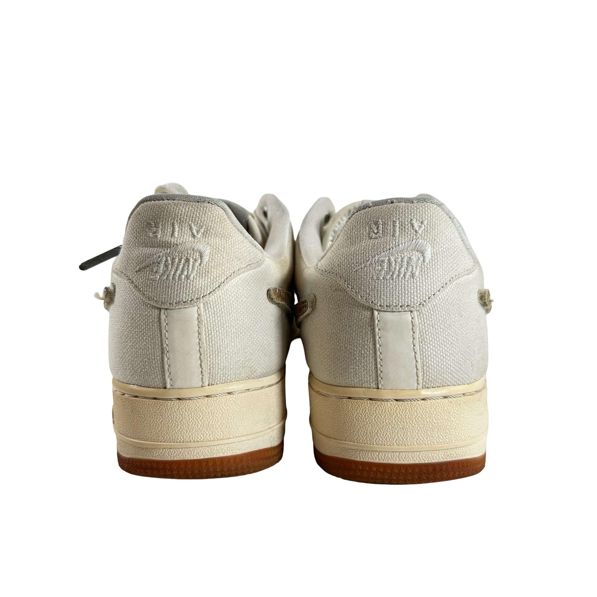 AQ4211 101 Nike Air Force 1 Low Travis Scott Sail [USED] - 10.5 M (Used) - Image 3