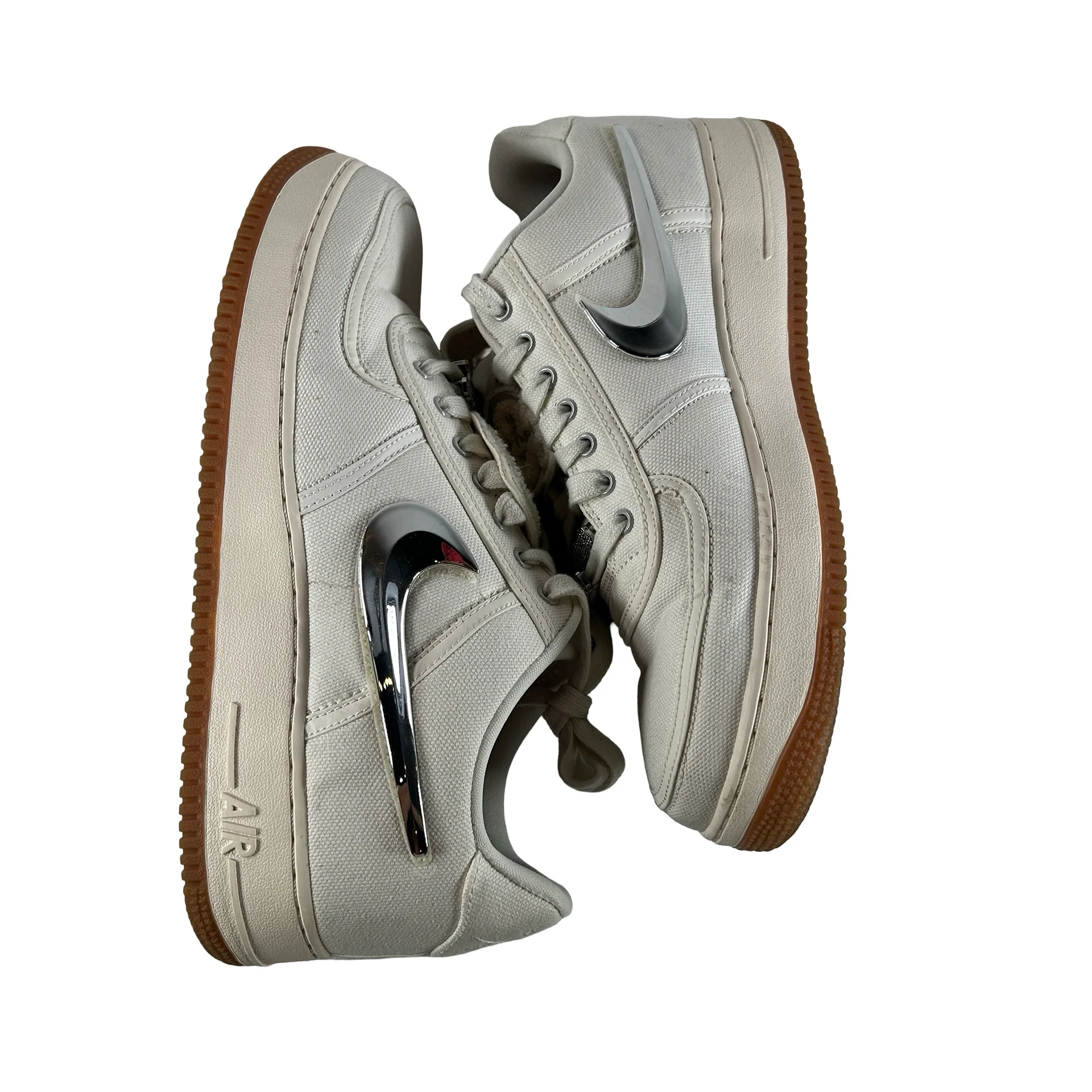 AQ4211 101 Nike Air Force 1 Low Travis Scott Sail [USED] - 11.5 M (Used) - Image 4