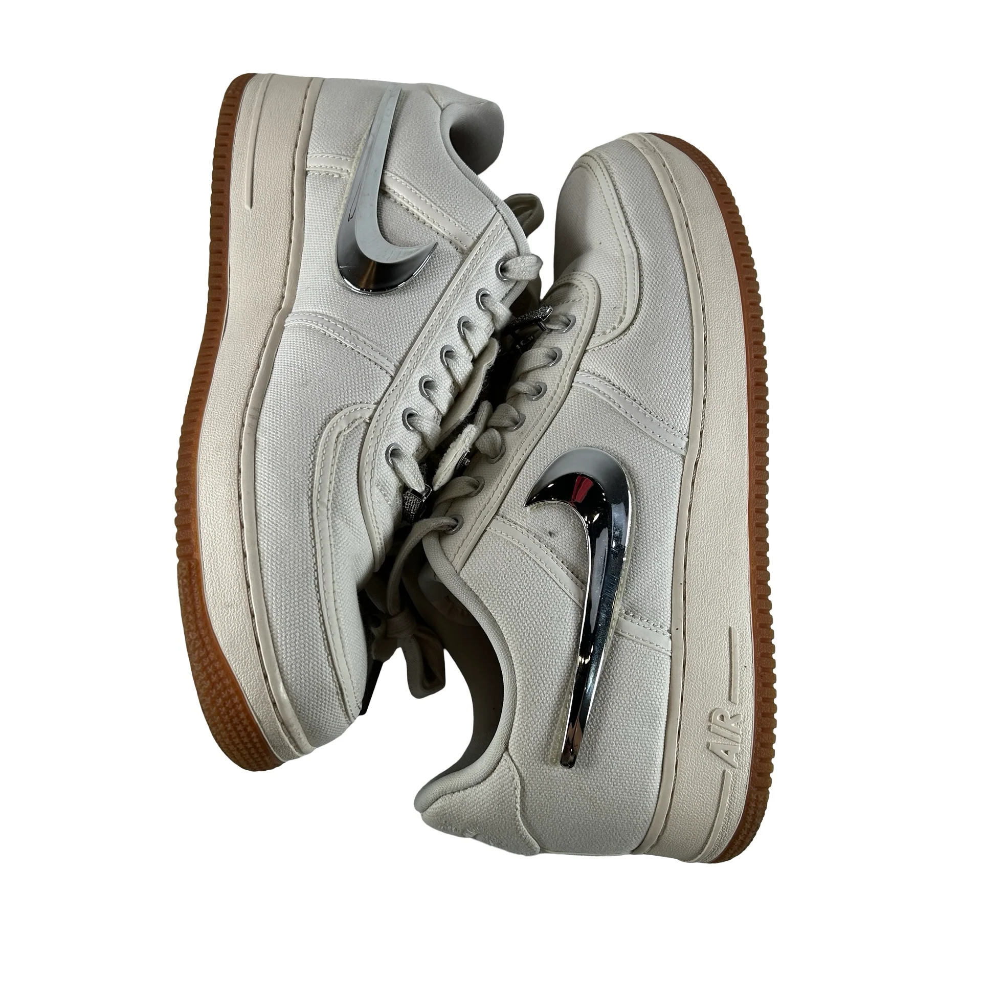 AQ4211 101 Nike Air Force 1 Low Travis Scott Sail [USED] - 11.5 M (Used) - Image 5