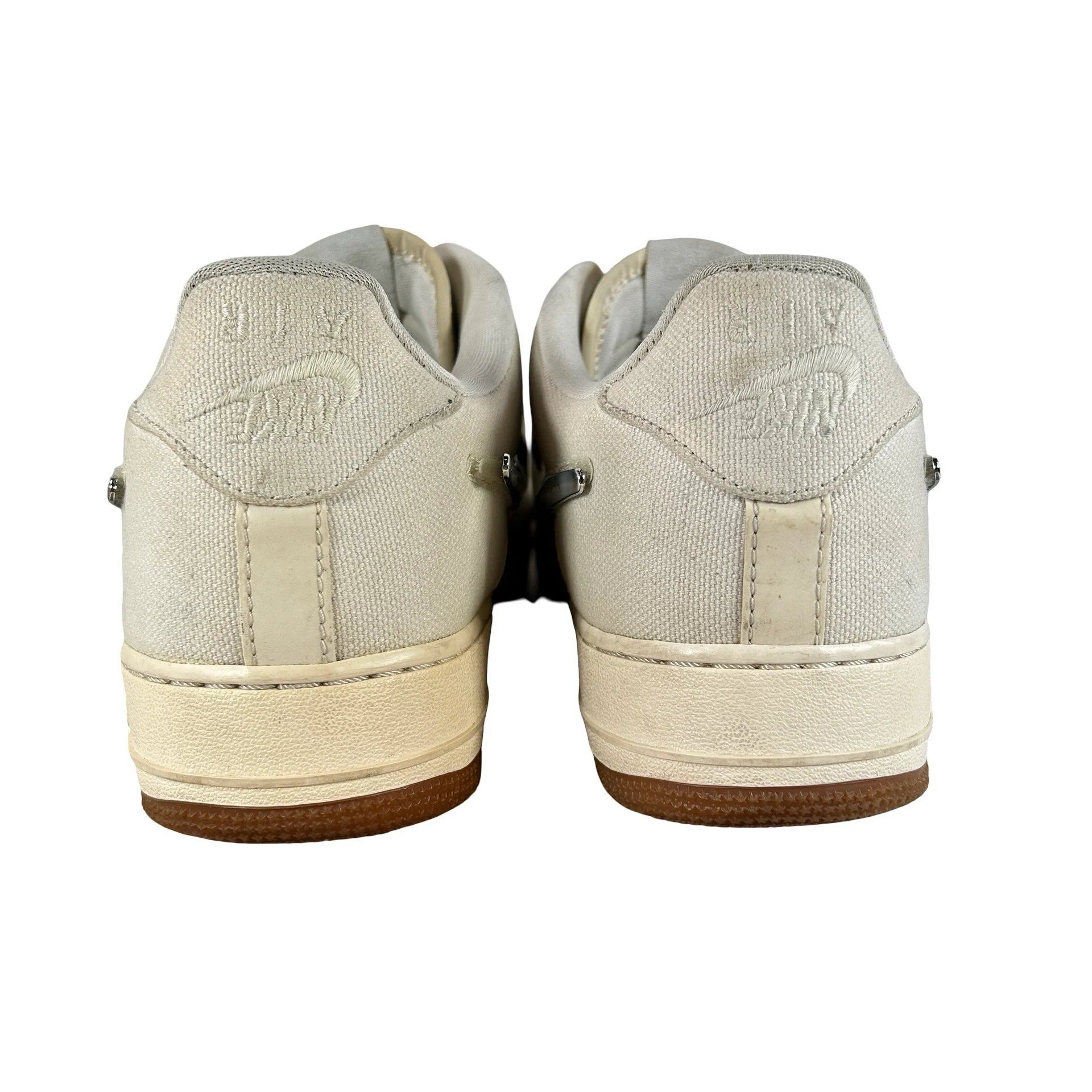 AQ4211 101 Nike Air Force 1 Low Travis Scott Sail [USED] - 11.5 M (Used) (No Box) - Image 3