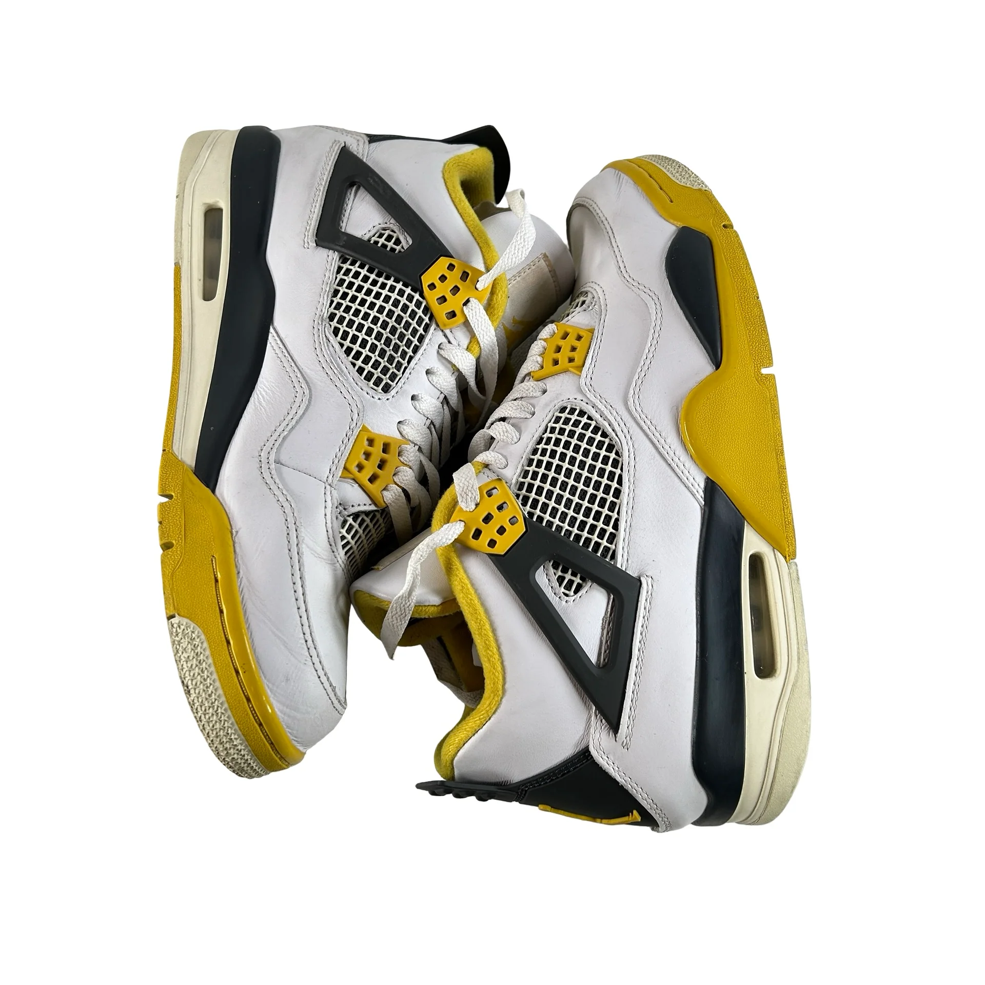 AQ9129 101 Jordan 4 Retro Vivid Sulfur (Women's) [USED] - 10.5 W (Used2) - Image 5