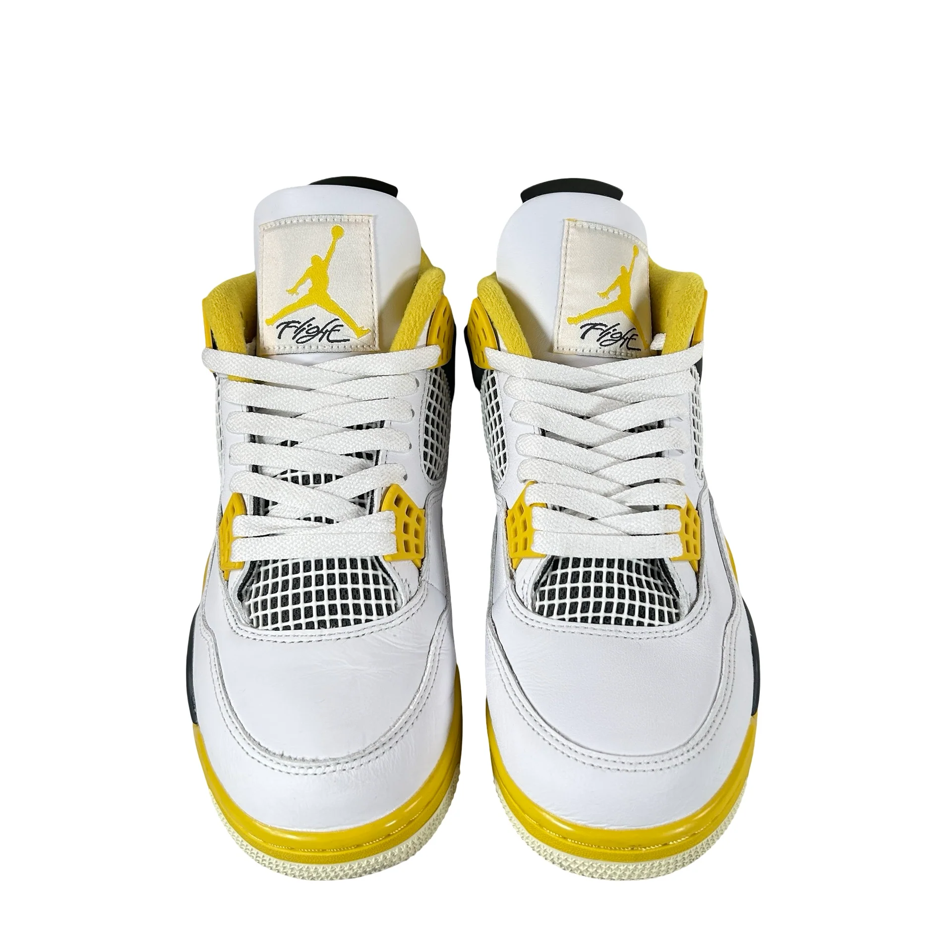 AQ9129 101 Jordan 4 Retro Vivid Sulfur (Women's) [USED] - 10 W (Used2) - Image 3