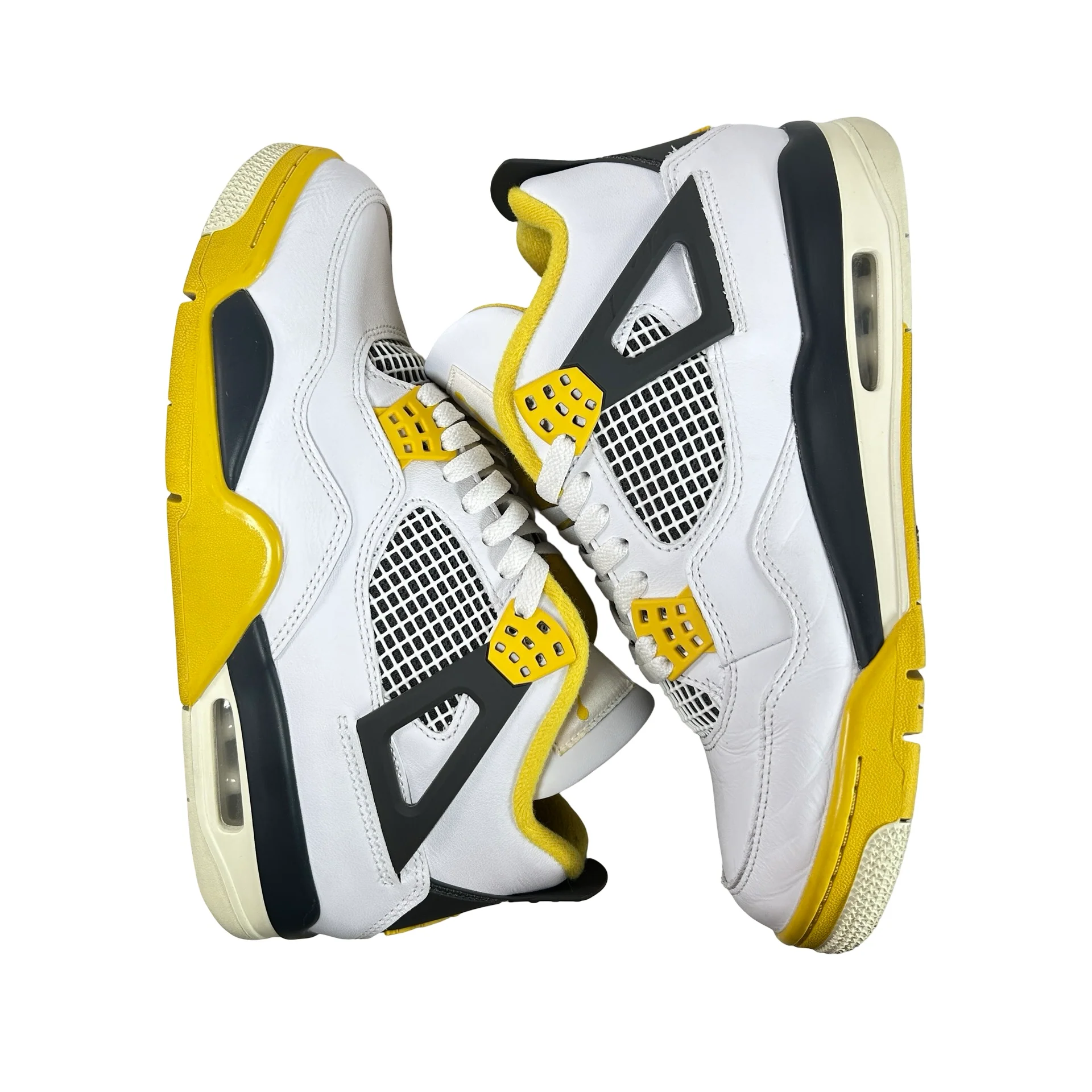 AQ9129 101 Jordan 4 Retro Vivid Sulfur (Women's) [USED] - 10 W (Used2) - Image 4