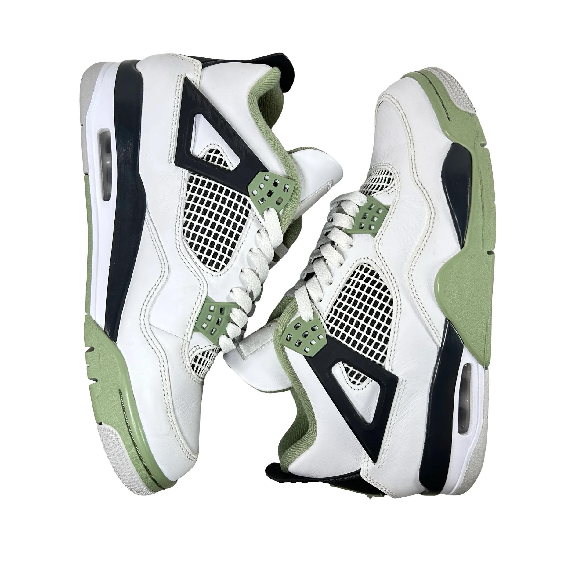 AQ9129 103 Jordan 4 Retro Seafoam (W) [USED] - 10 W (Used) (No Box) - Image 5