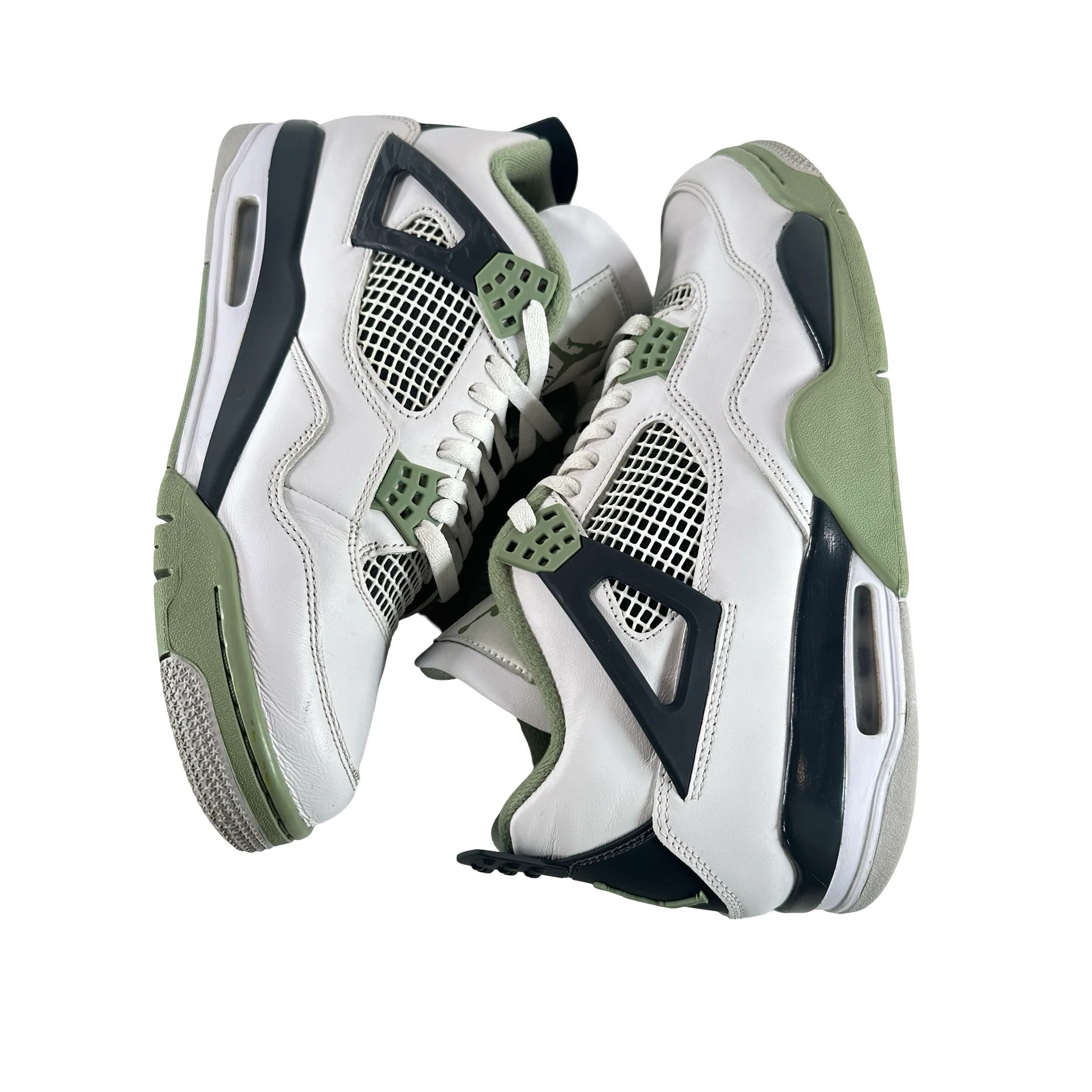 AQ9129 103 Jordan 4 Retro Seafoam (W) [USED] - 12 W (Used) - Image 5