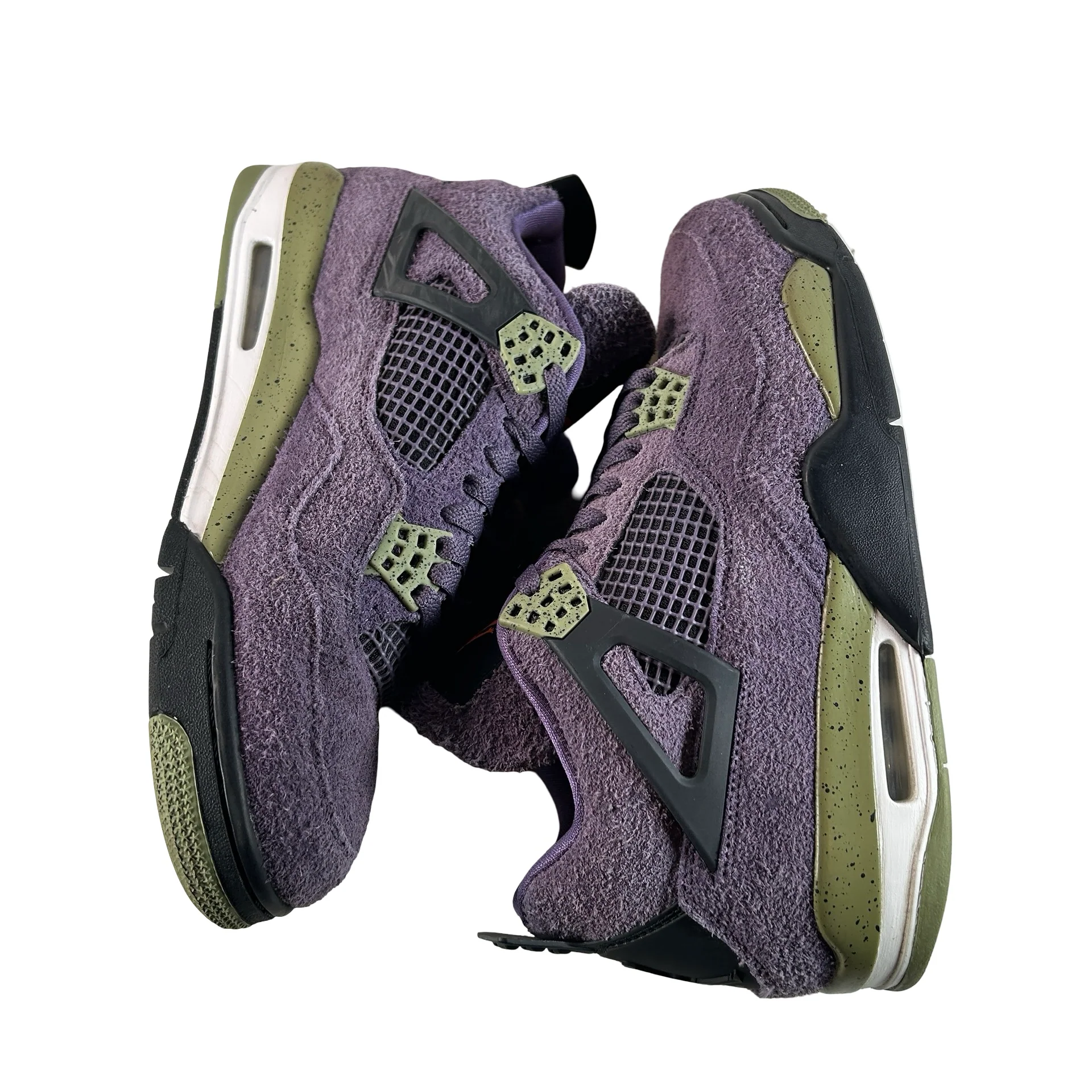 AQ9129 500 Jordan 4 Retro Canyon Purple [USED] - 12 W (Used4) - Image 4