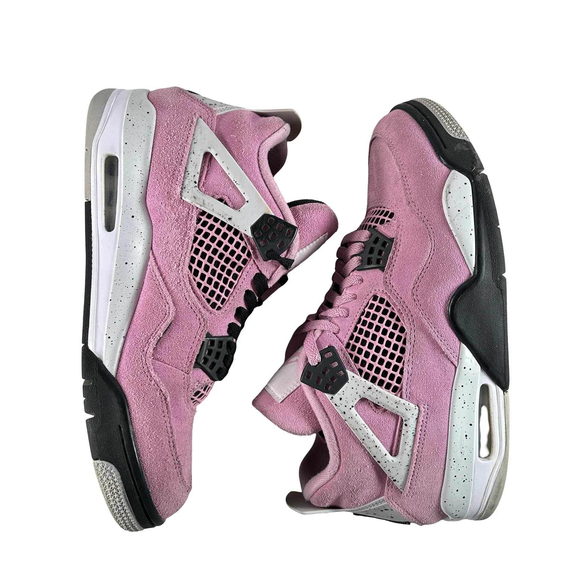 AQ9129 501 Jordan 4 Retro Orchid (Women's) [USED] - 9.5 W (Used) - Image 5