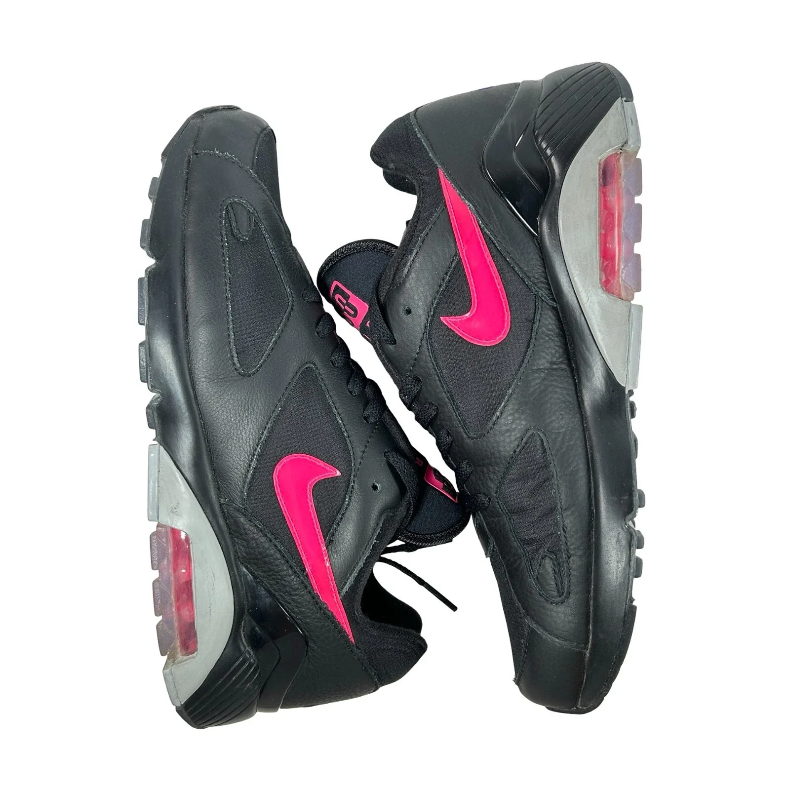AQ9974 001 Nike Air Max 180 Black Pink Blast [USED] - 9 M (Used) - Image 4