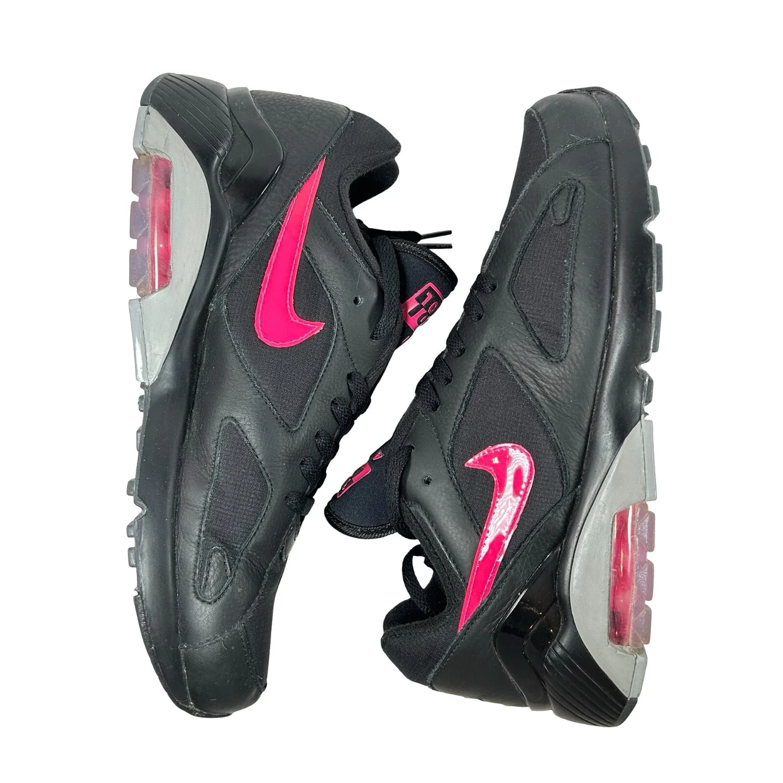 AQ9974 001 Nike Air Max 180 Black Pink Blast [USED] - 9 M (Used) - Image 5