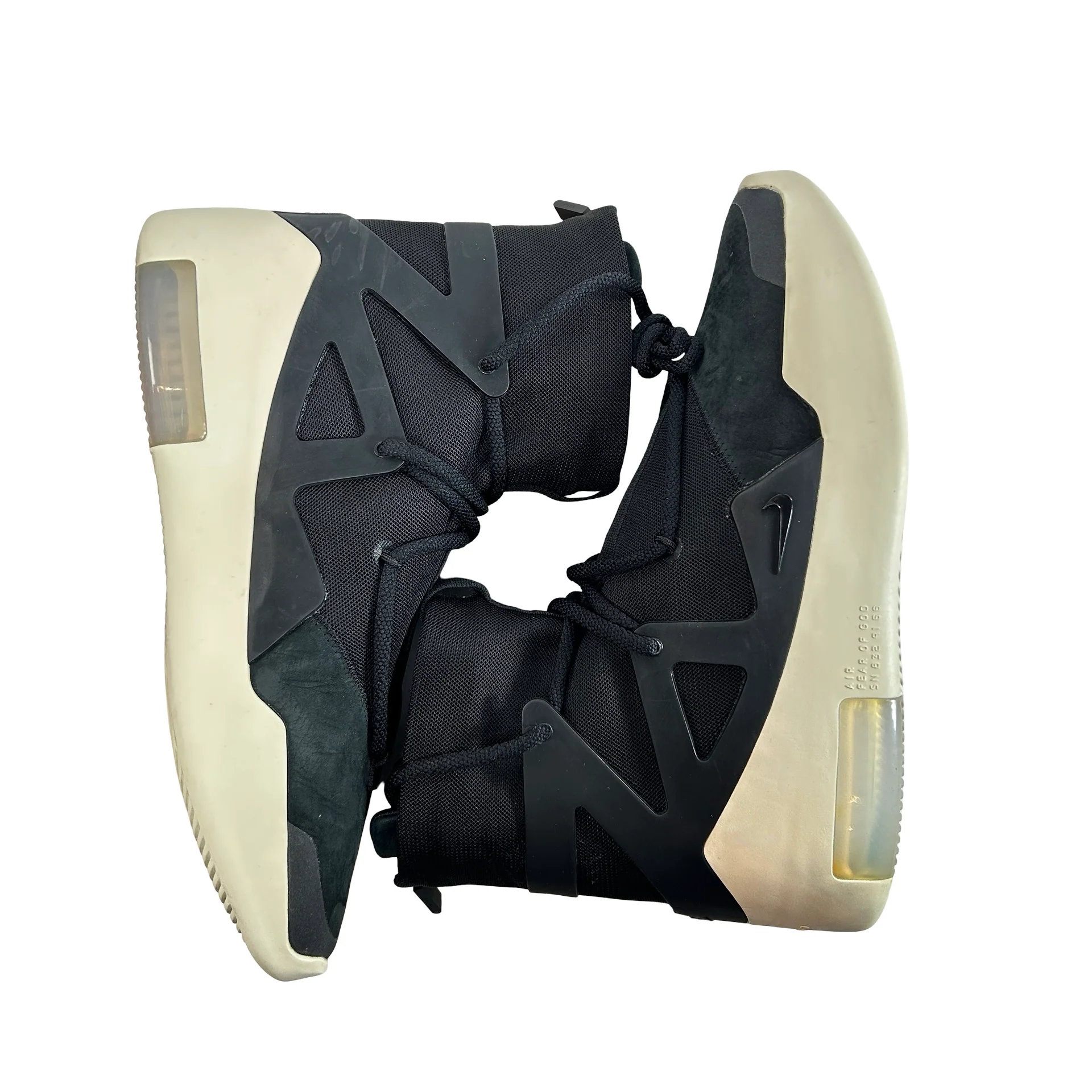 AR4237 001 Nike Air Fear Of God 1 Black [USED] - 9.5 M (Used) - Image 5