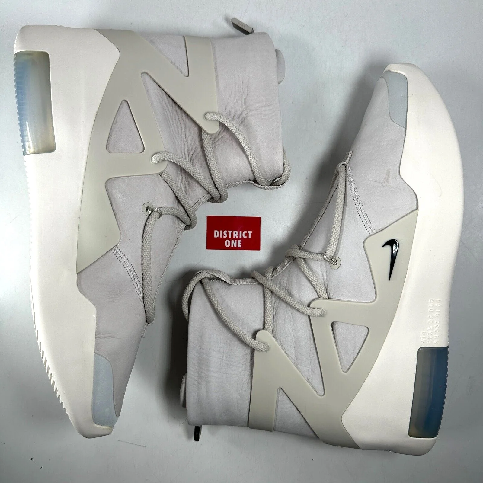 AR4237 002 Nike Air Fear Of God 1 Light Bone [USED] - 10.5 M (Used) - Image 5
