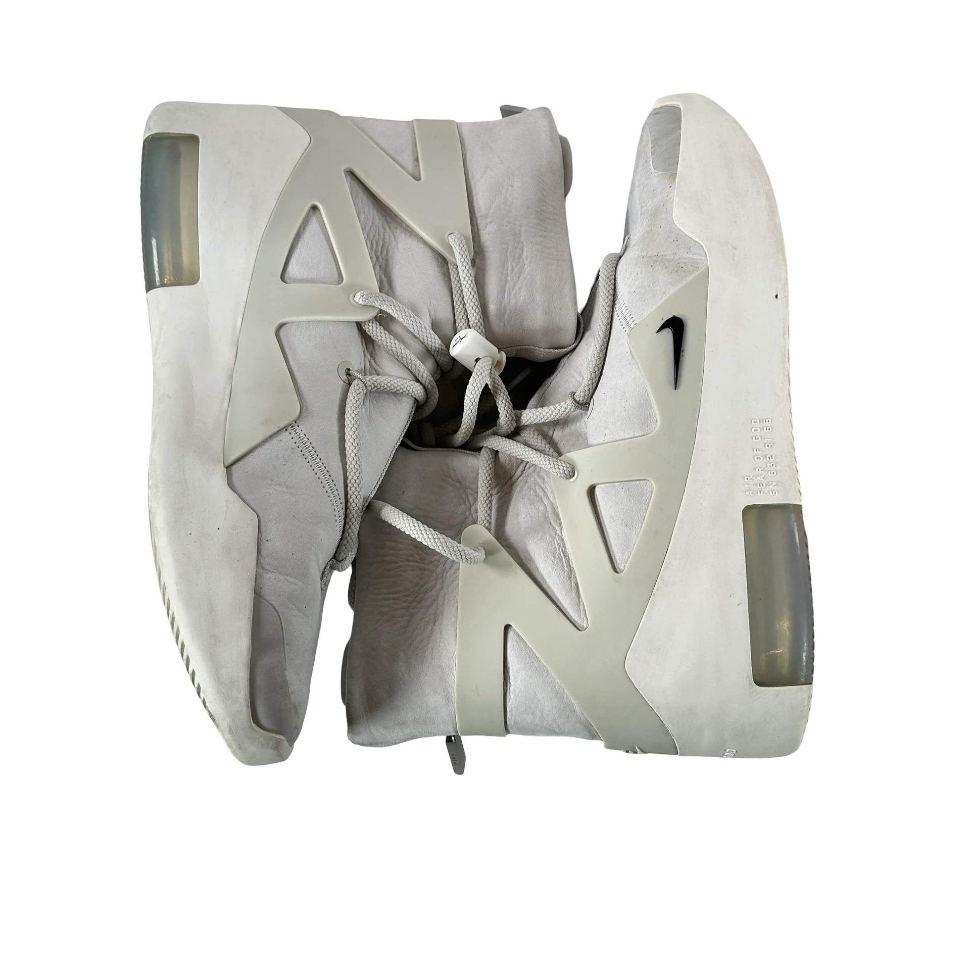 AR4237 002 Nike Air Fear Of God 1 Light Bone [USED] - 8.5 M (Used) - Image 5