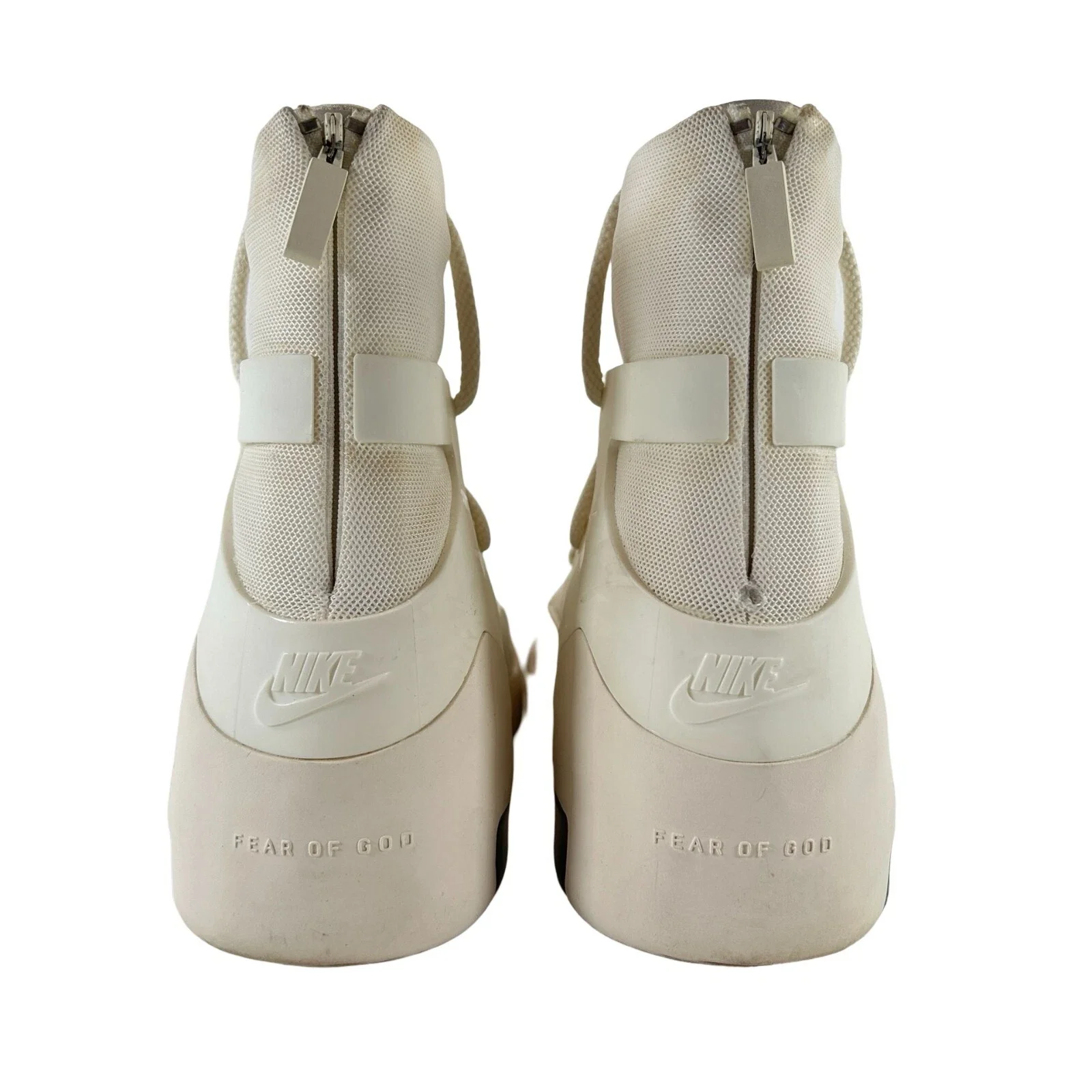 AR4237 100 Nike Air Fear Of God 1 Sail Black [USED] - 9 M (Used) - Image 3
