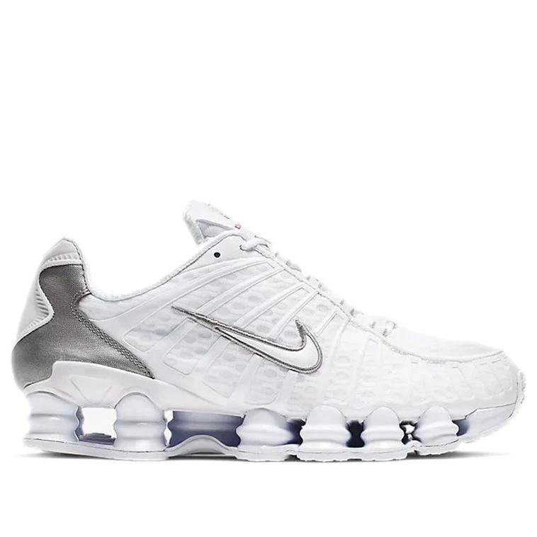 AV3595 100 Nike Shox TL White Metallic Silver - Image 2
