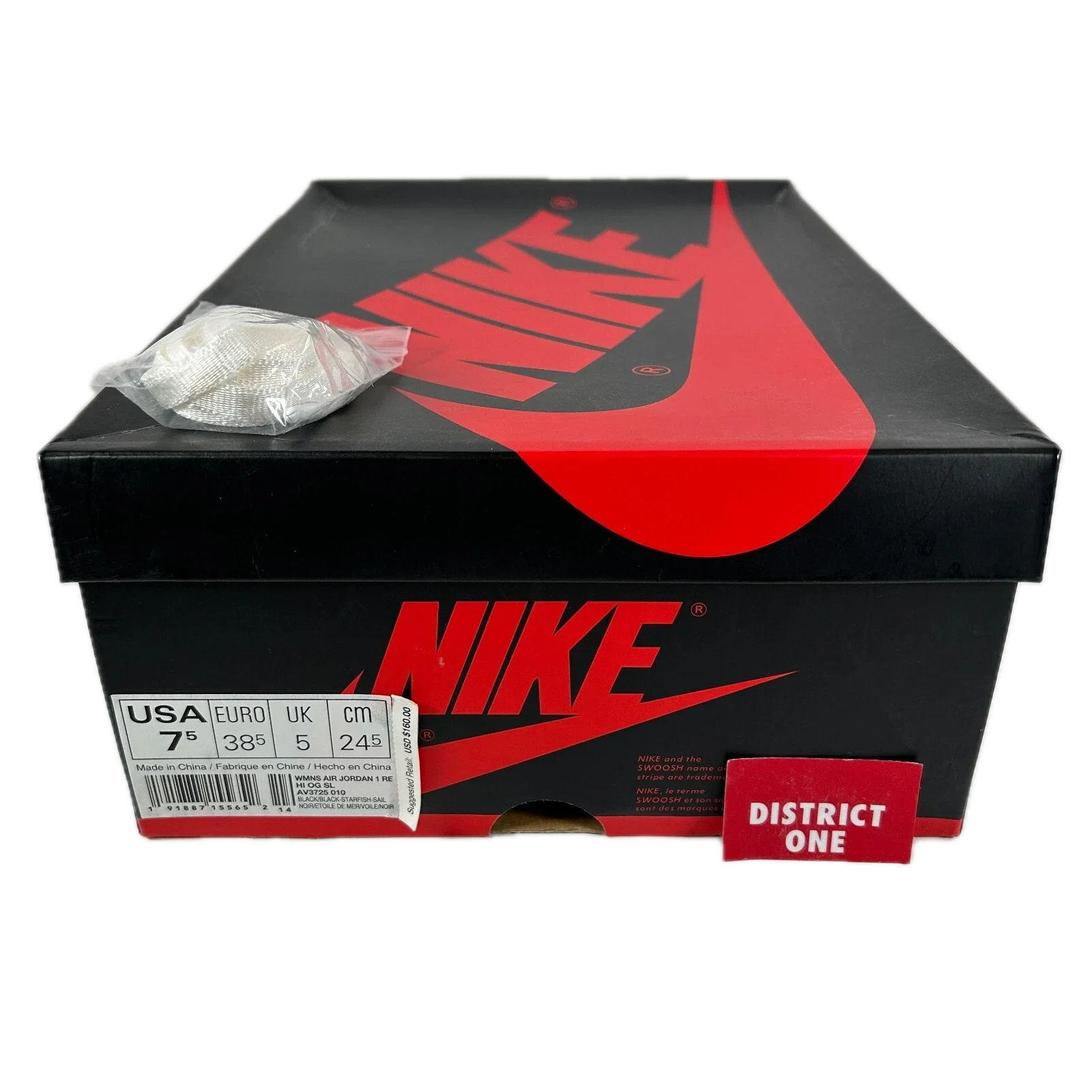 AV3725 010 Jordan 1 Retro High Satin Shattered Backboard (W) [USED] - 7.5 W (Used2) - Image 7