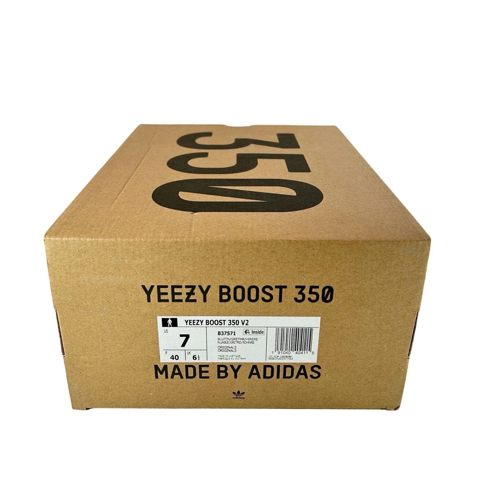 B37571 adidas Yeezy Boost 350 V2 Blue Tint - 7 M (Soles Yellowing) - Image 7