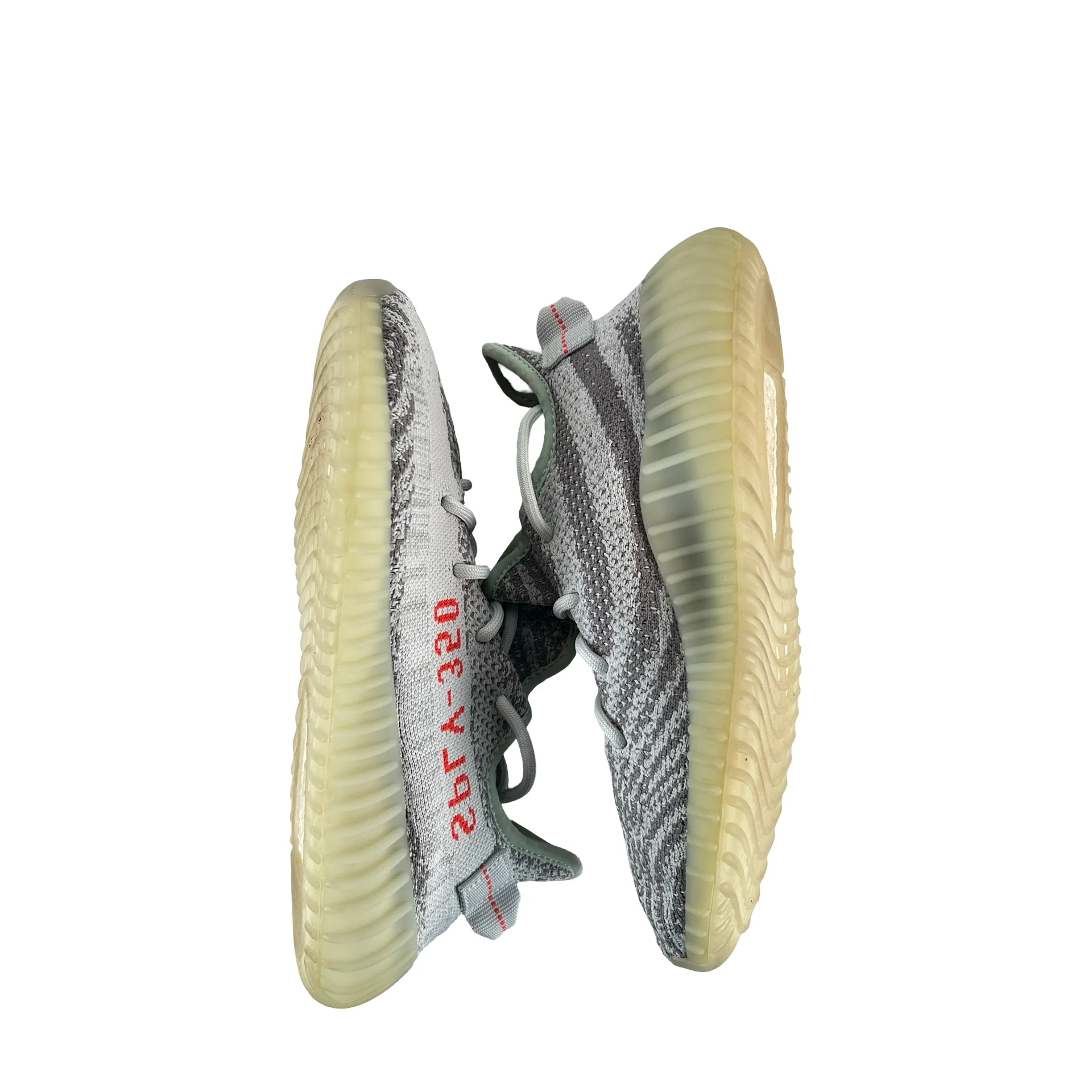 B37571 adidas Yeezy Boost 350 V2 Blue Tint [USED] - 7 M (Used2) - Image 4