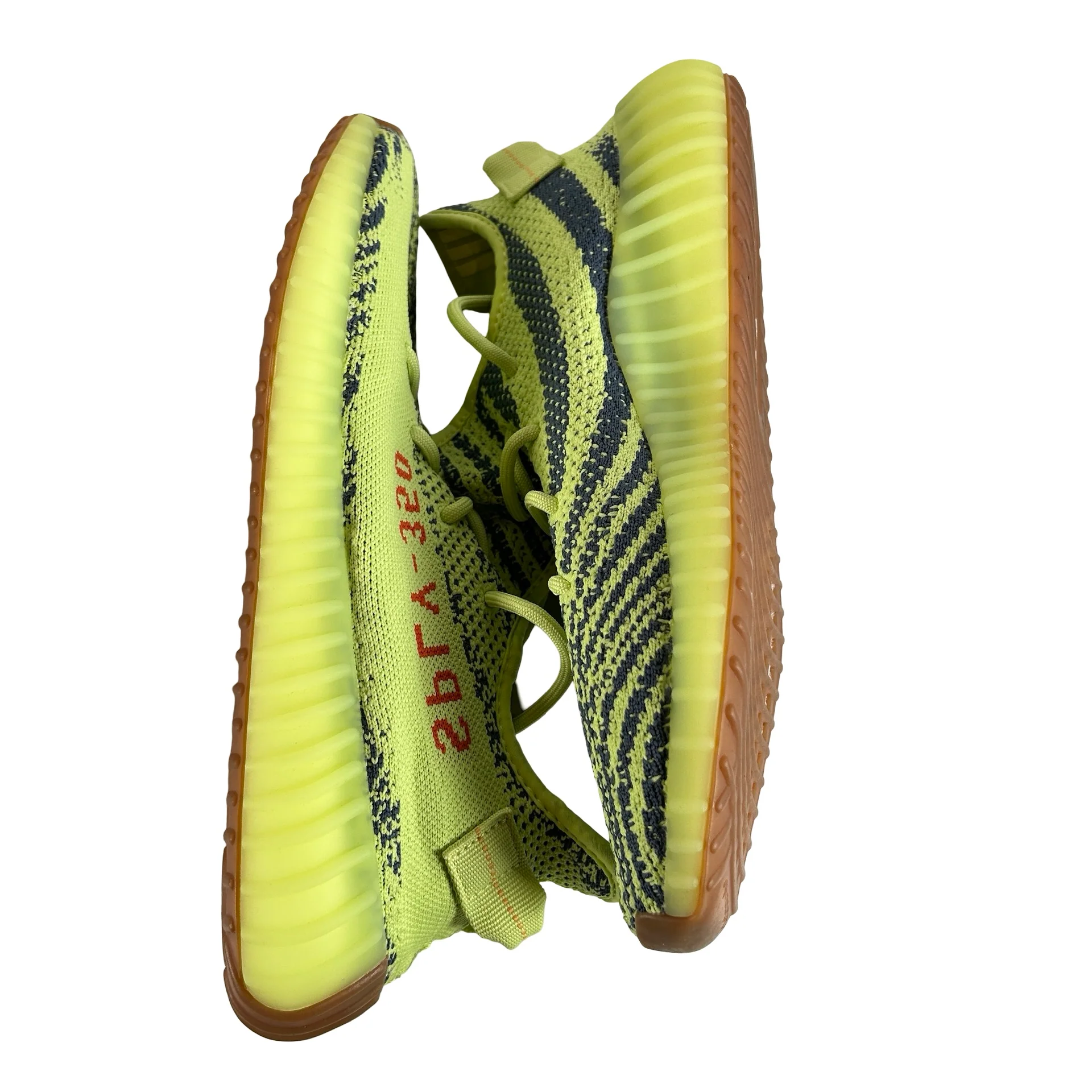 B37572 adidas Yeezy Boost 350 V2 Semi Frozen Yellow [USED] - 10 M (Used2) - Image 4