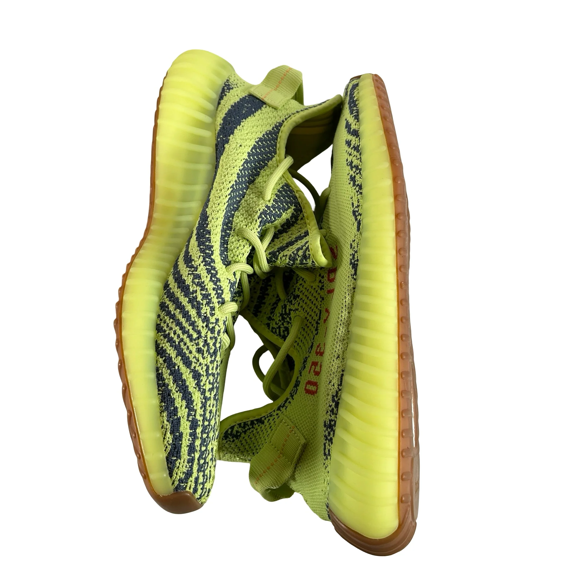 B37572 adidas Yeezy Boost 350 V2 Semi Frozen Yellow [USED] - 10 M (Used2) - Image 5