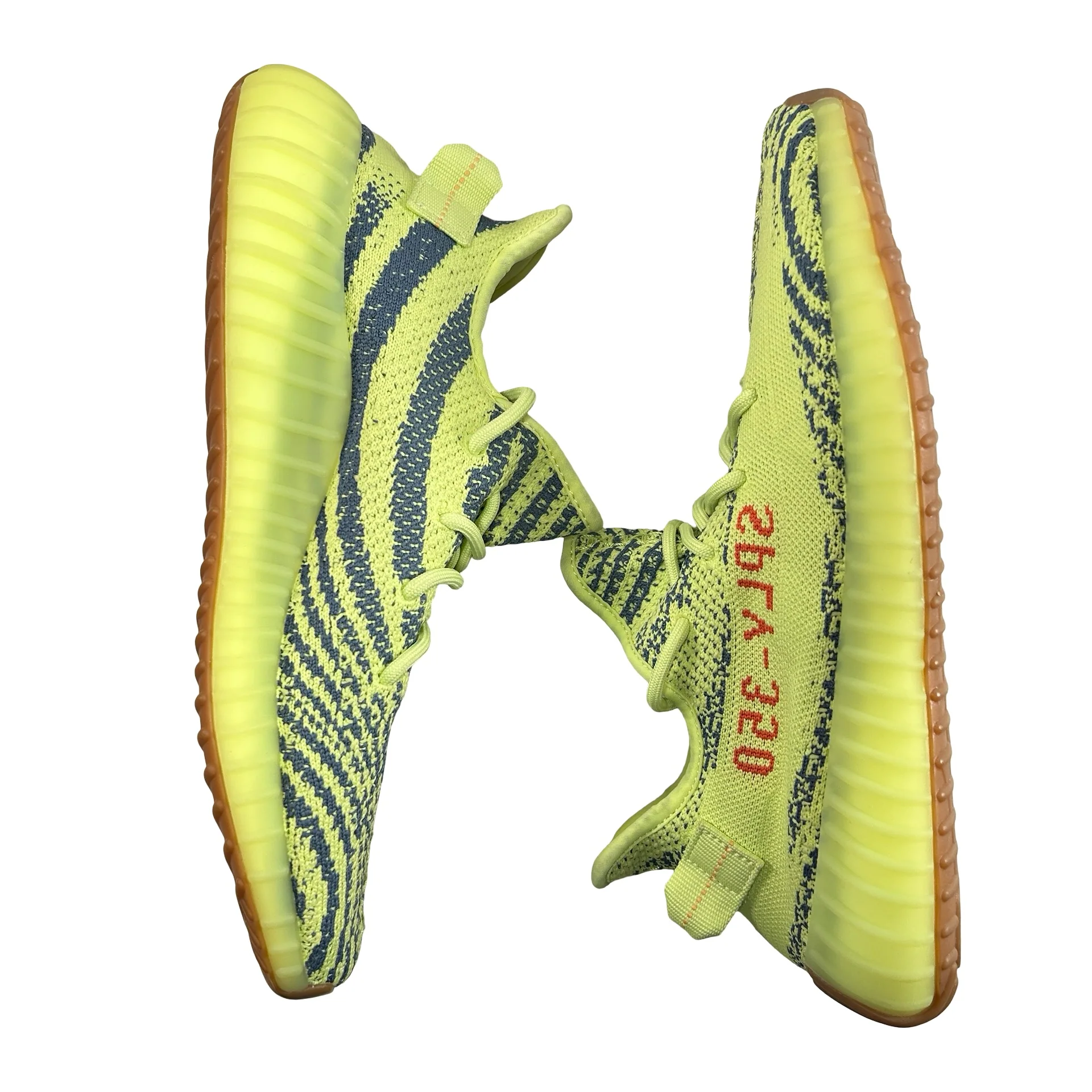 B37572 adidas Yeezy Boost 350 V2 Semi Frozen Yellow [USED] - 9.5 M (VNDS) - Image 5