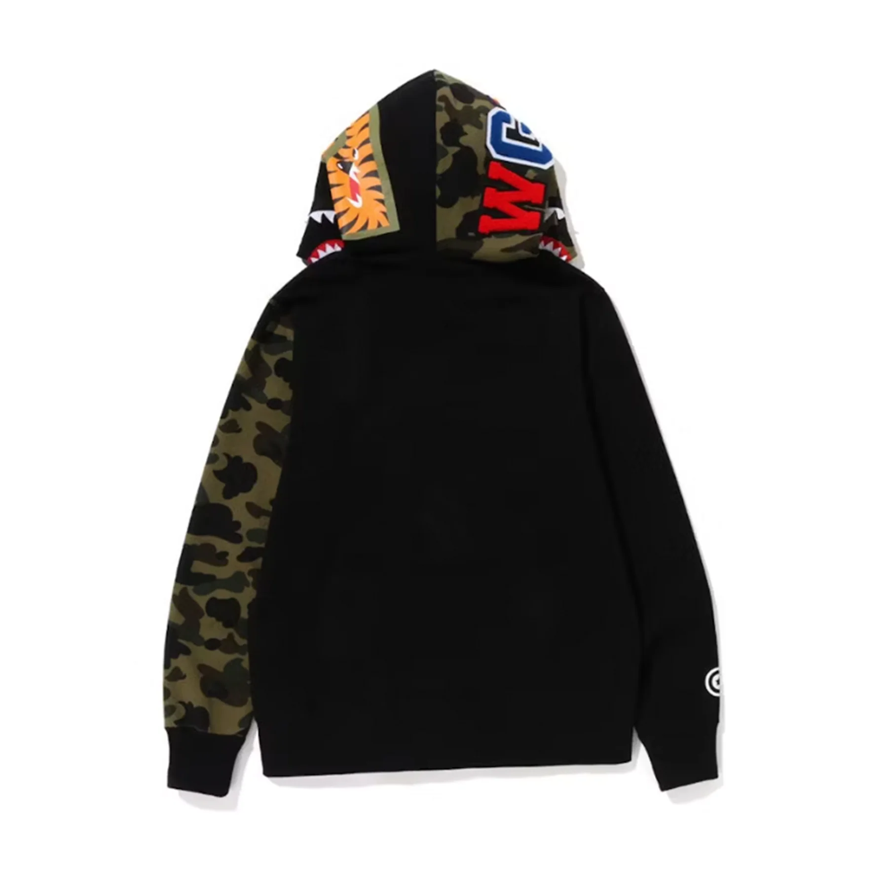 BAPE 1st Camo Shark Full Zip Hoodie (SS23) Black [USED] - L (Used) - Image 2