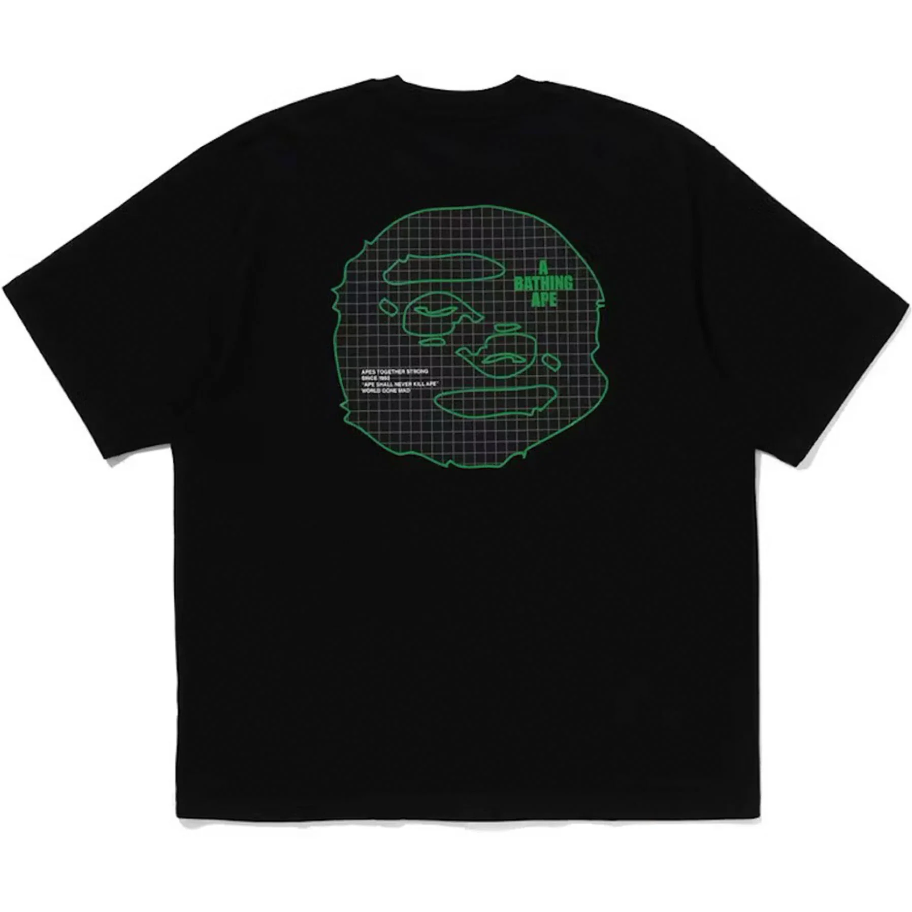 BAPE Ape Head Bape Relaxed Fit Tee Black [USED] - M (Used) - Image 2