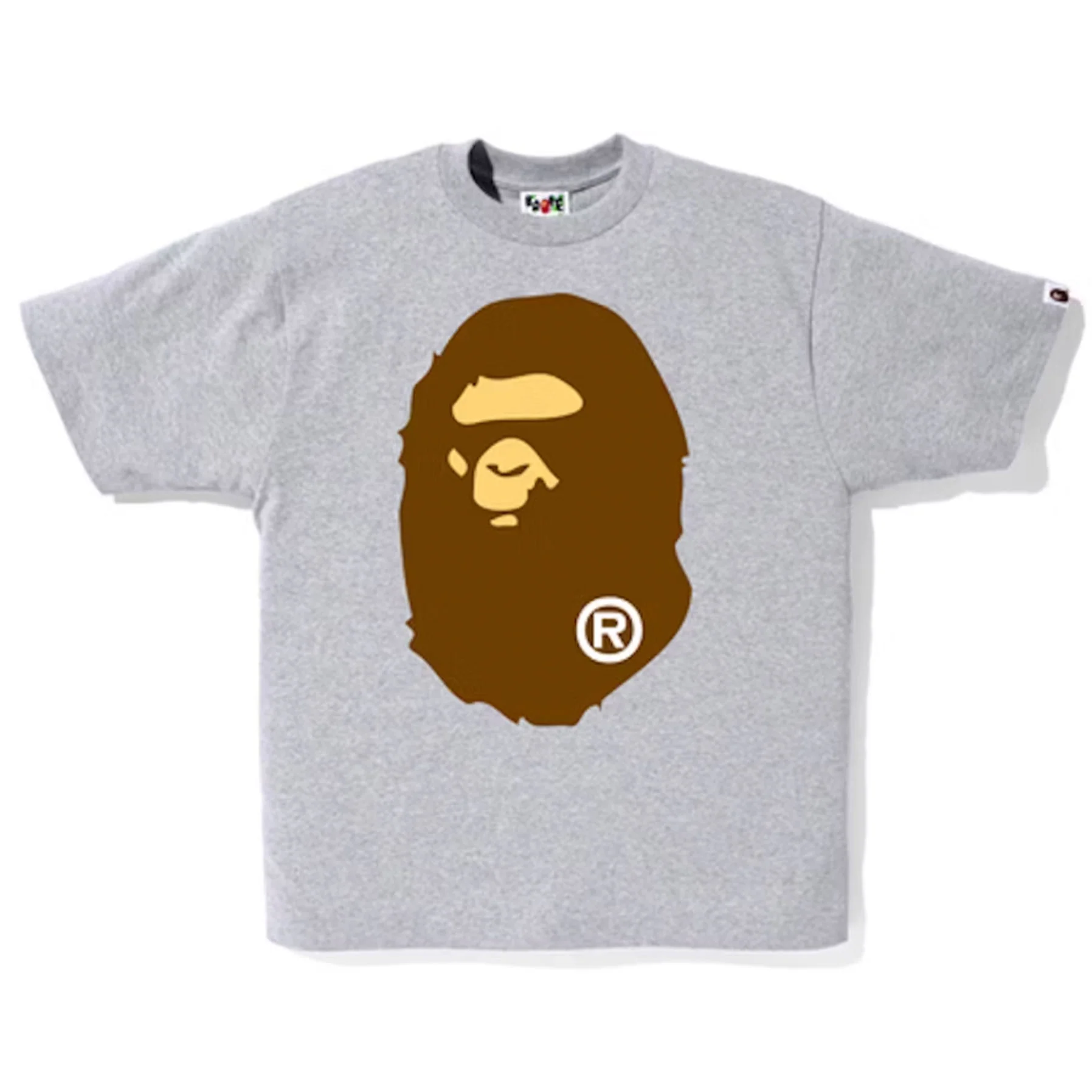 Bape Big Ape Head Tee Gray [USED] - M (Used)