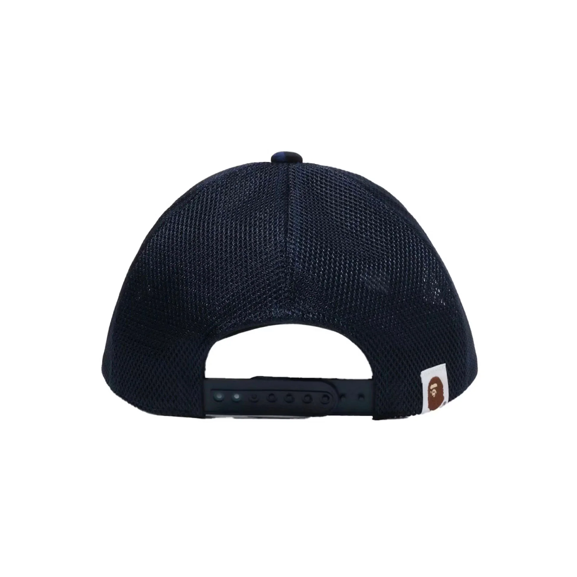 BAPE Color Camo College Mesh Cap Navy - Image 2