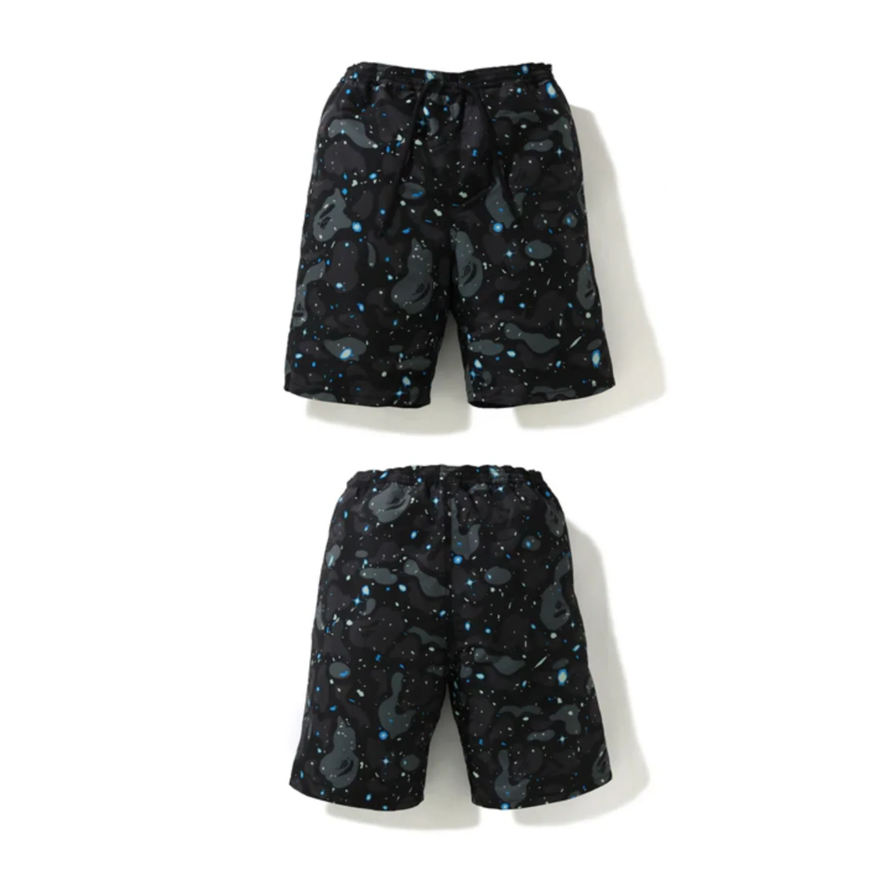 BAPE Space Camo Shark Reversible Shorts - Image 2
