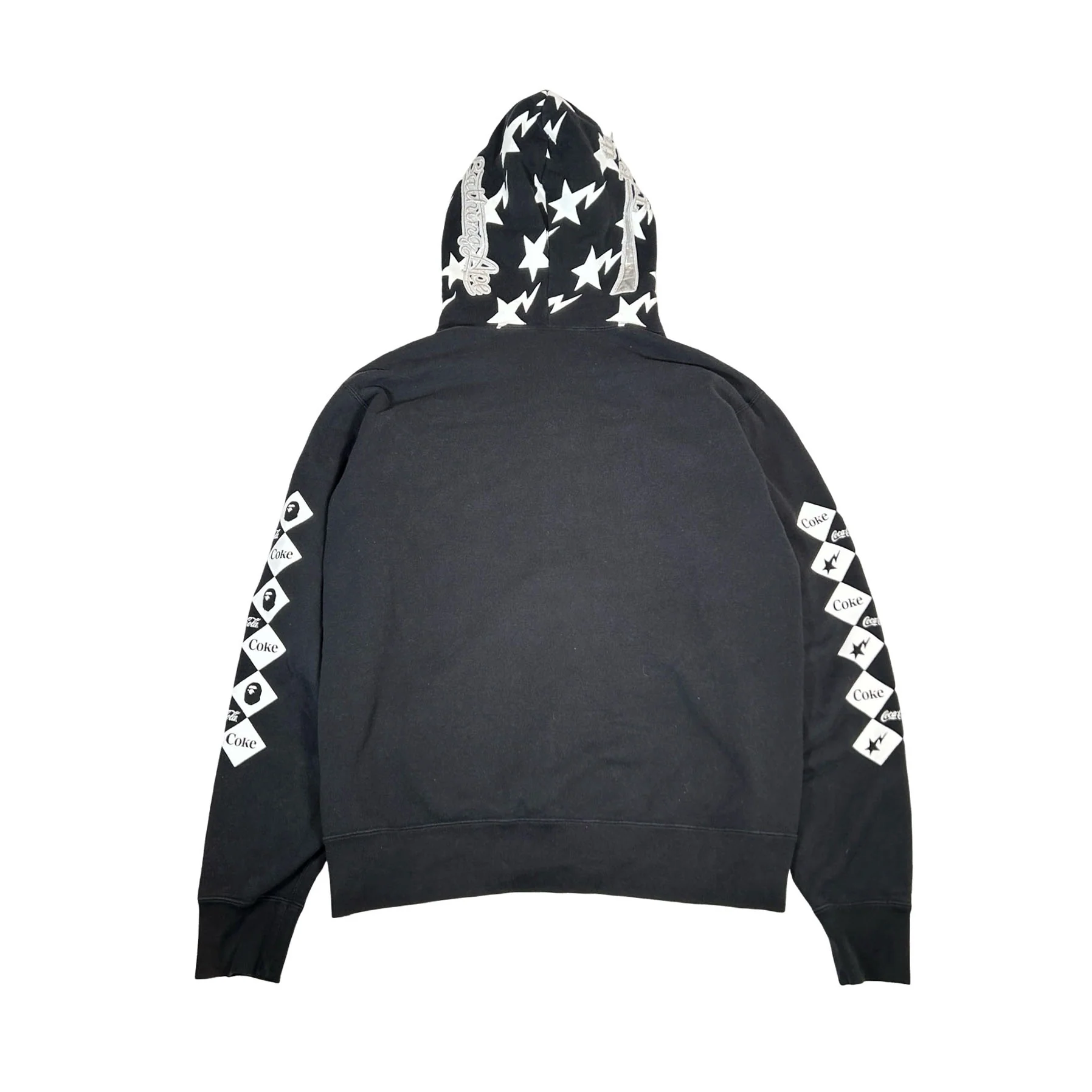 BAPE x Coca Cola Full Zip Hoodie Black [USED] - XXL (Used) - Image 2