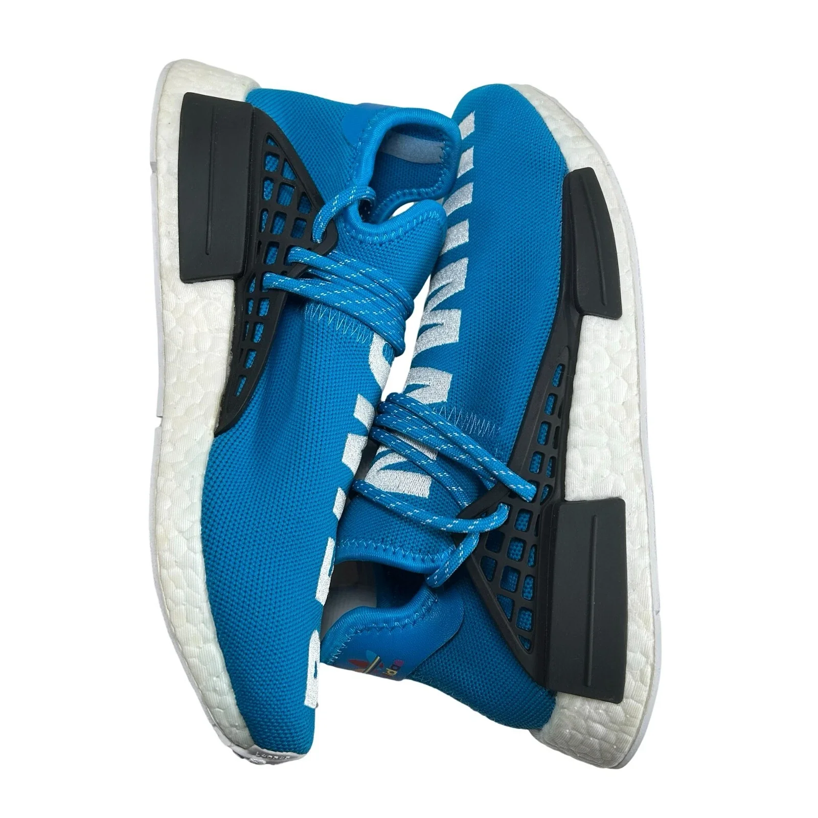 BB0618 adidas NMD HU Pharrell Human Being Sharp Blue [CONDITIONAL] - 8 M (Midsoles Yellowing) - Image 5