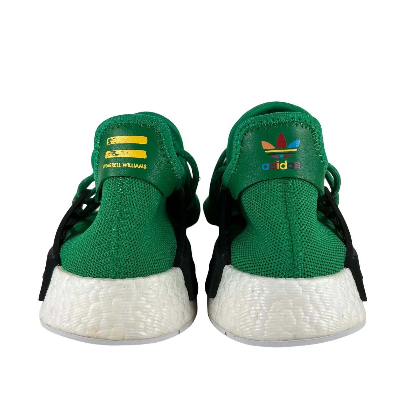 BB0620 adidas NMD R1 Pharrell HU Green - 8 M (Midsoles Yellowing2) - Image 3