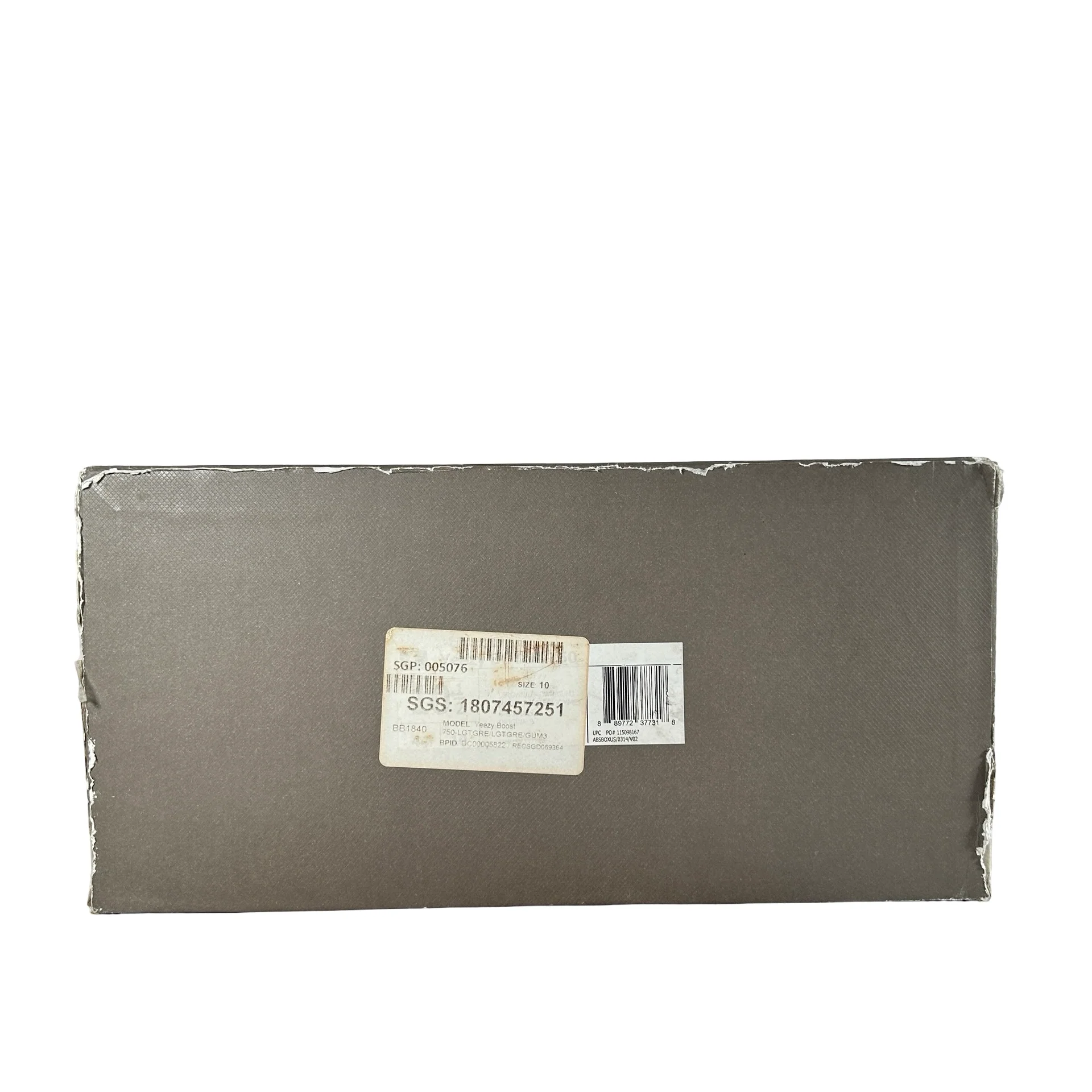 BB1840 adidas Yeezy Boost 750 Light Grey Glow In the Dark [USED] - 10.5 M (Used) - Image 7