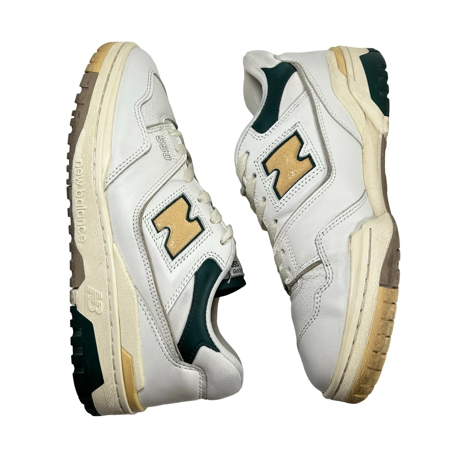 BB550A2 Aime Leon Dore New Balance 550 Natural Green [USED] - 9 M (Used2) - Image 4