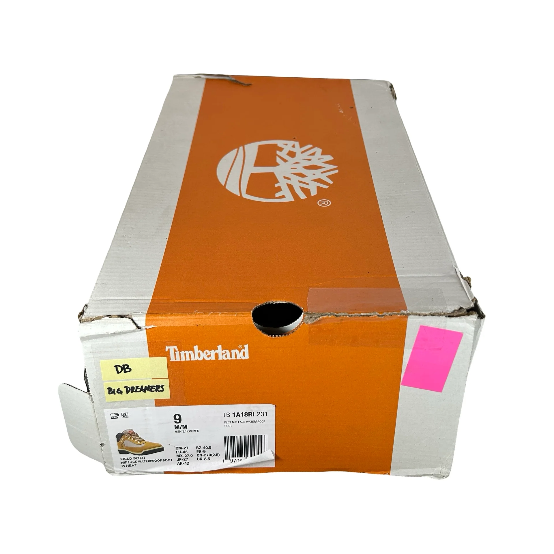 Big Dreamerz x Timberland Field Boot Raspberry Cornbread [USED] - 9 M (VNDS) - Image 8