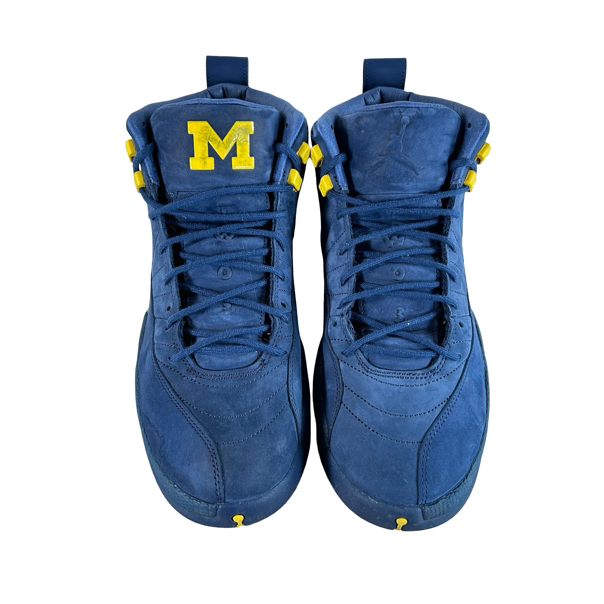 BQ3180 407 Jordan 12 Retro Michigan [USED] - 12 M (Used) (No Insoles) - Image 2